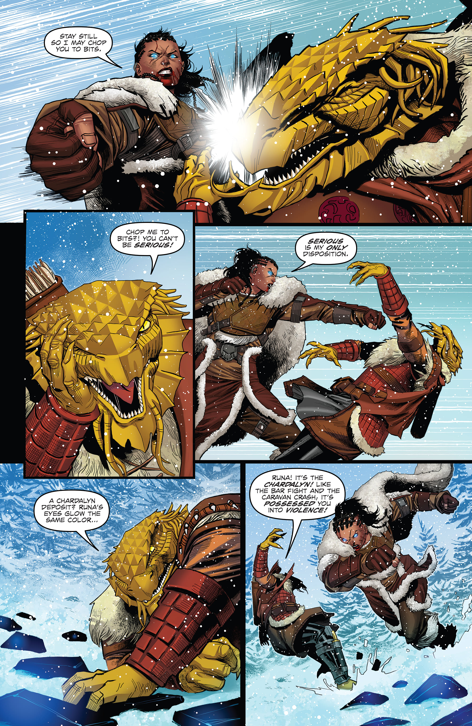Read online Dungeons & Dragons: At the Spine of the World comic -  Issue #3 - 4
