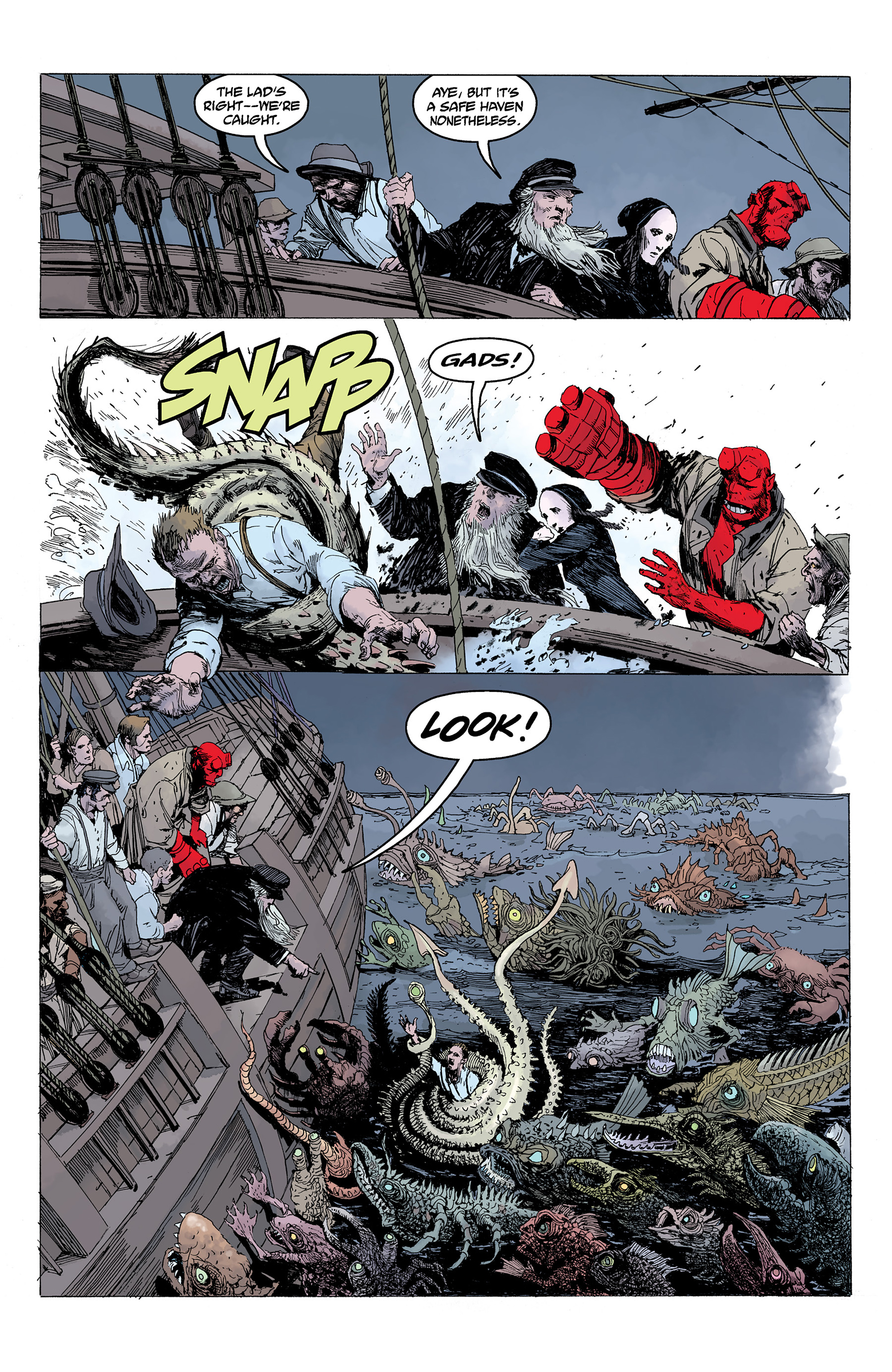 Read online Hellboy: Into the Silent Sea comic -  Issue # Full - 44