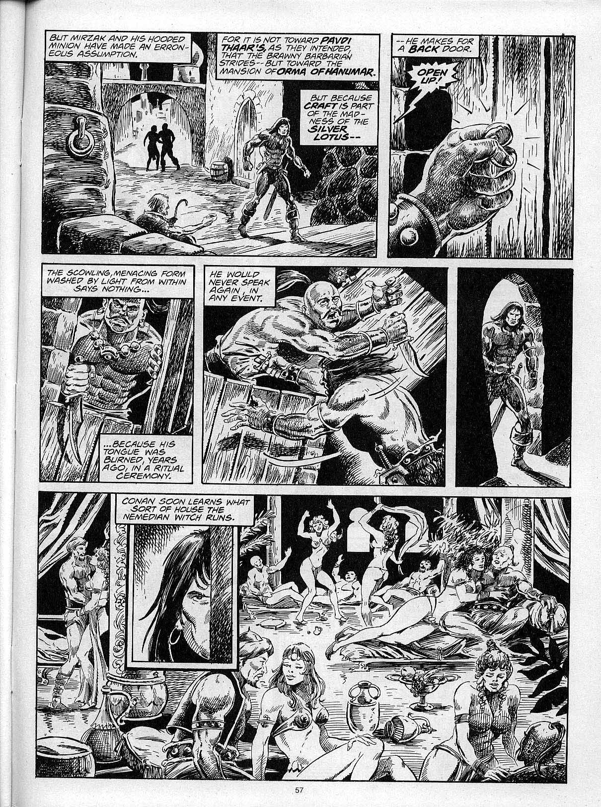 Read online The Savage Sword Of Conan comic -  Issue #204 - 59