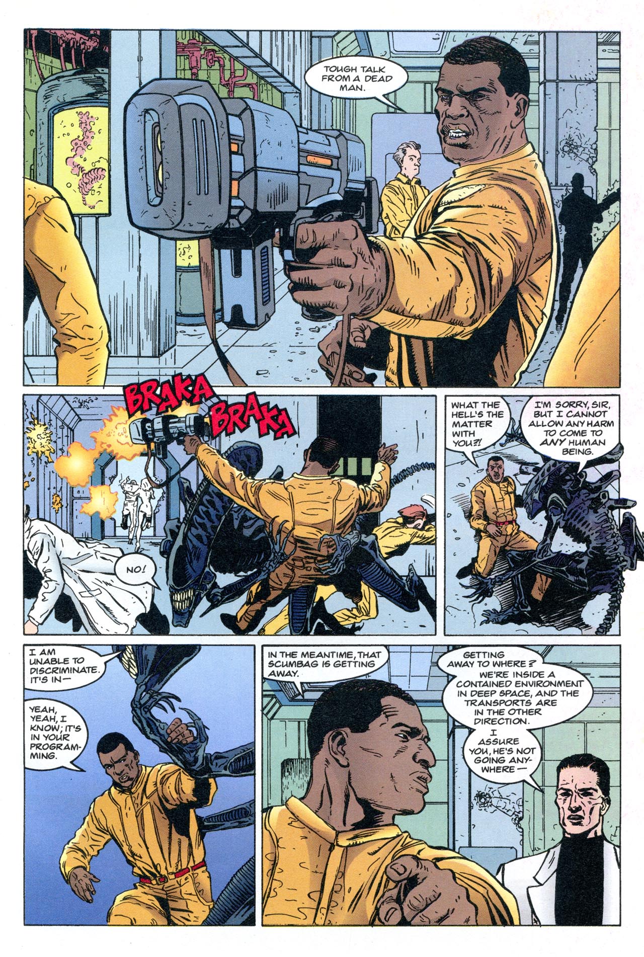 Read online Aliens: Stronghold comic -  Issue #4 - 7