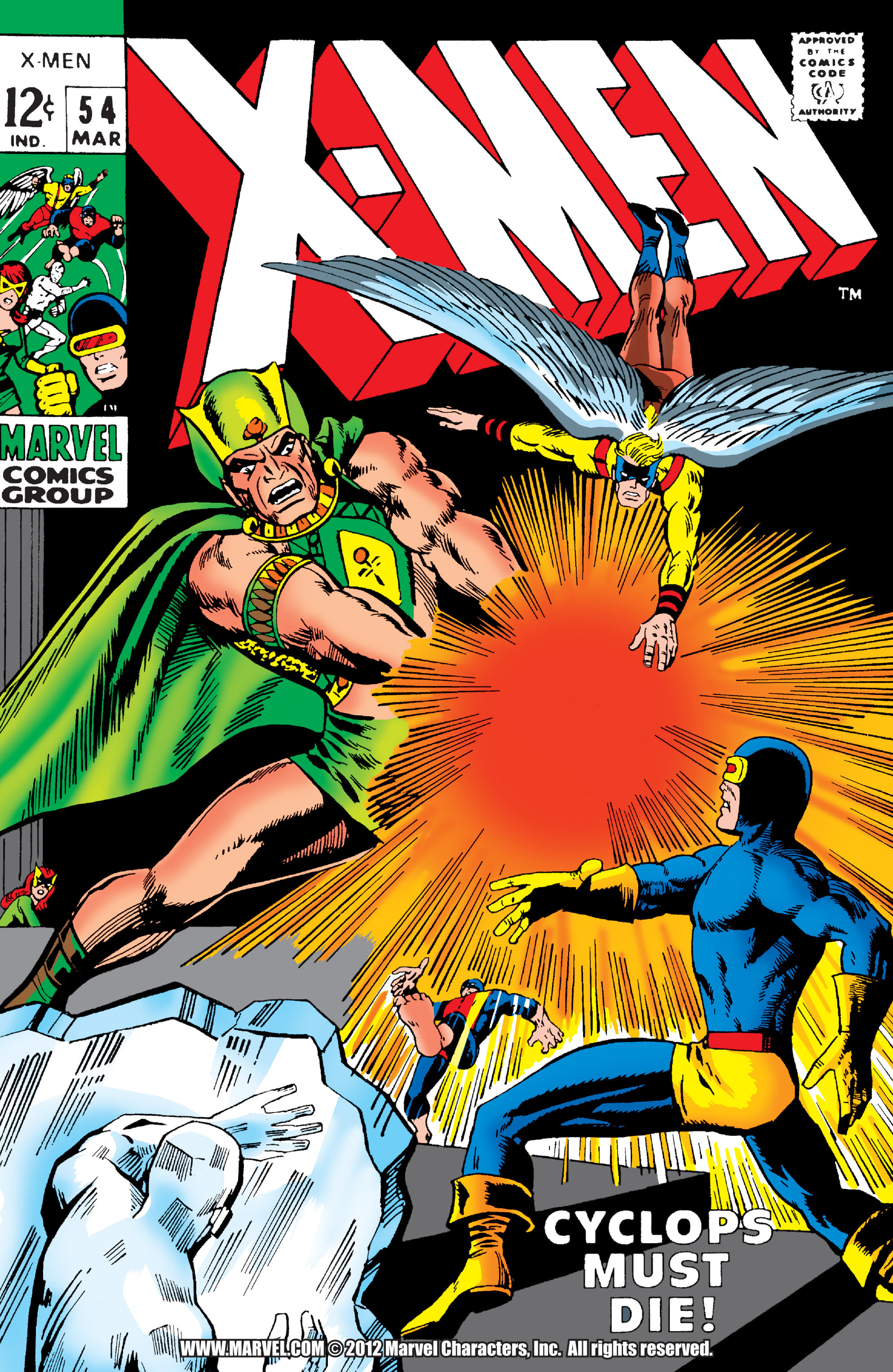 Read online Uncanny X-Men (1963) comic -  Issue #54 - 1