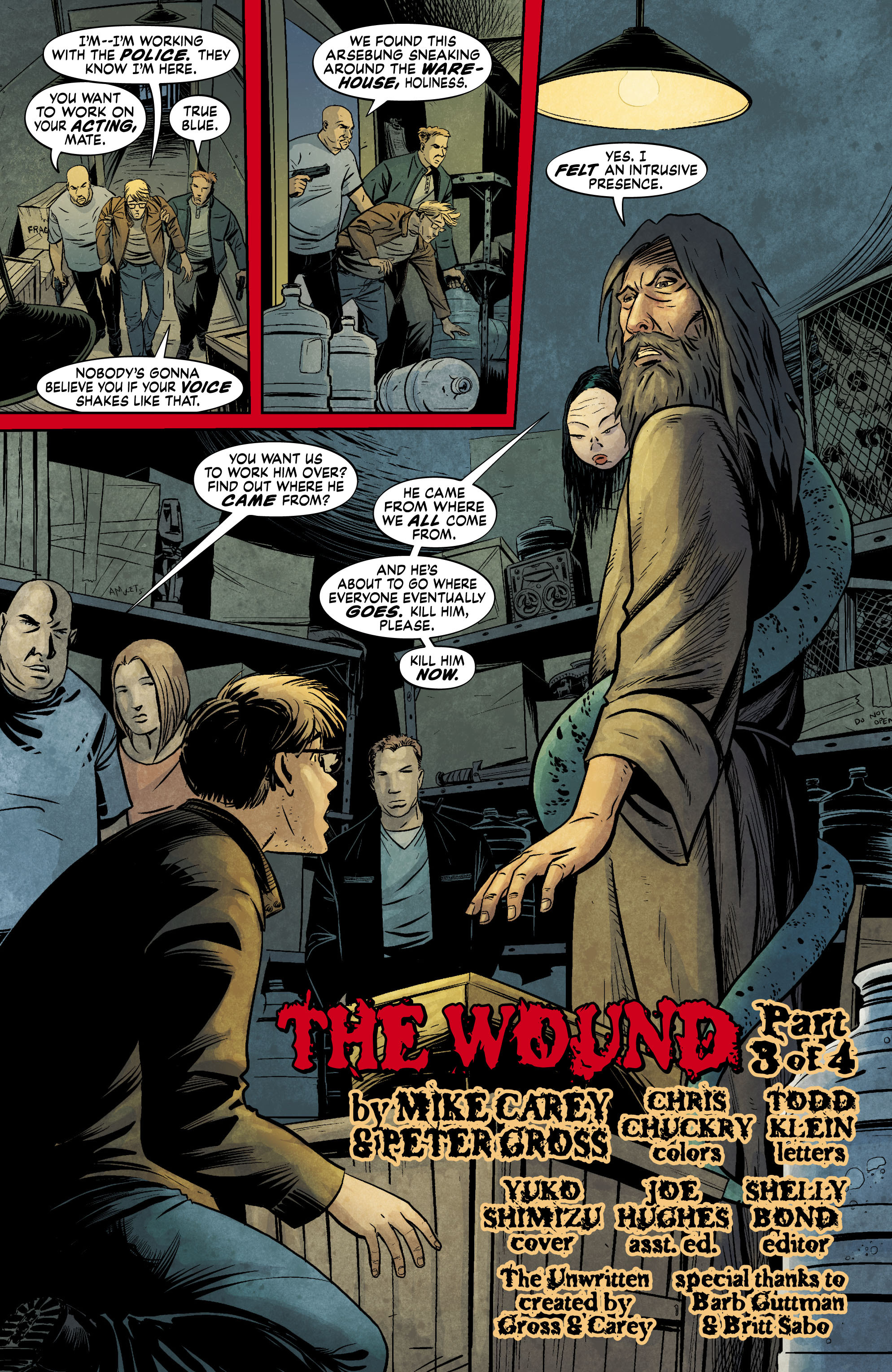 Read online The Unwritten comic -  Issue #39 - 3