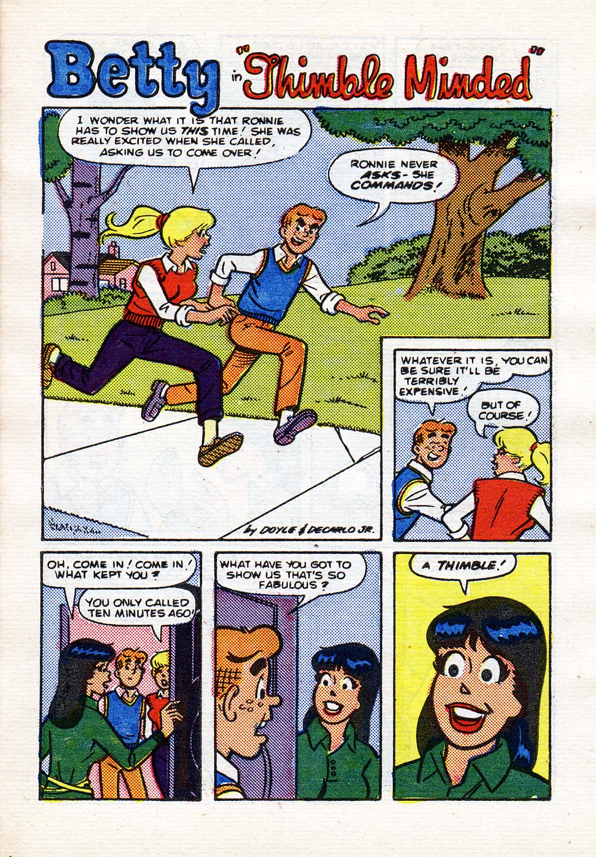 Read online Betty and Veronica Annual Digest Magazine comic -  Issue #1 - 12