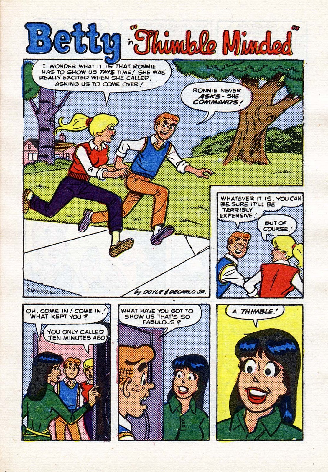 Betty and Veronica Annual Digest Magazine issue 1 - Page 12