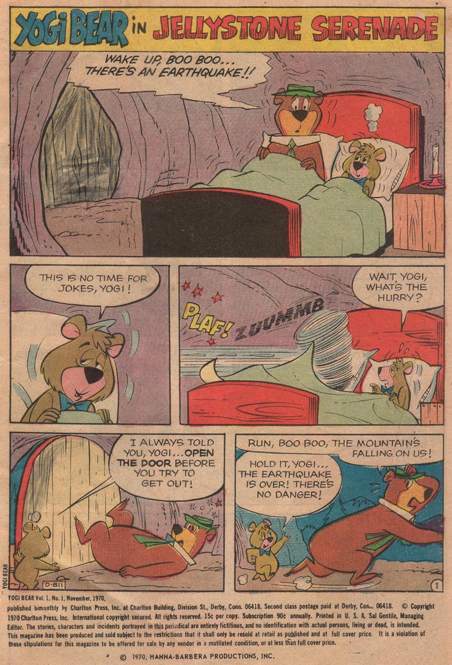 Read online Yogi Bear (1970) comic -  Issue #1 - 3