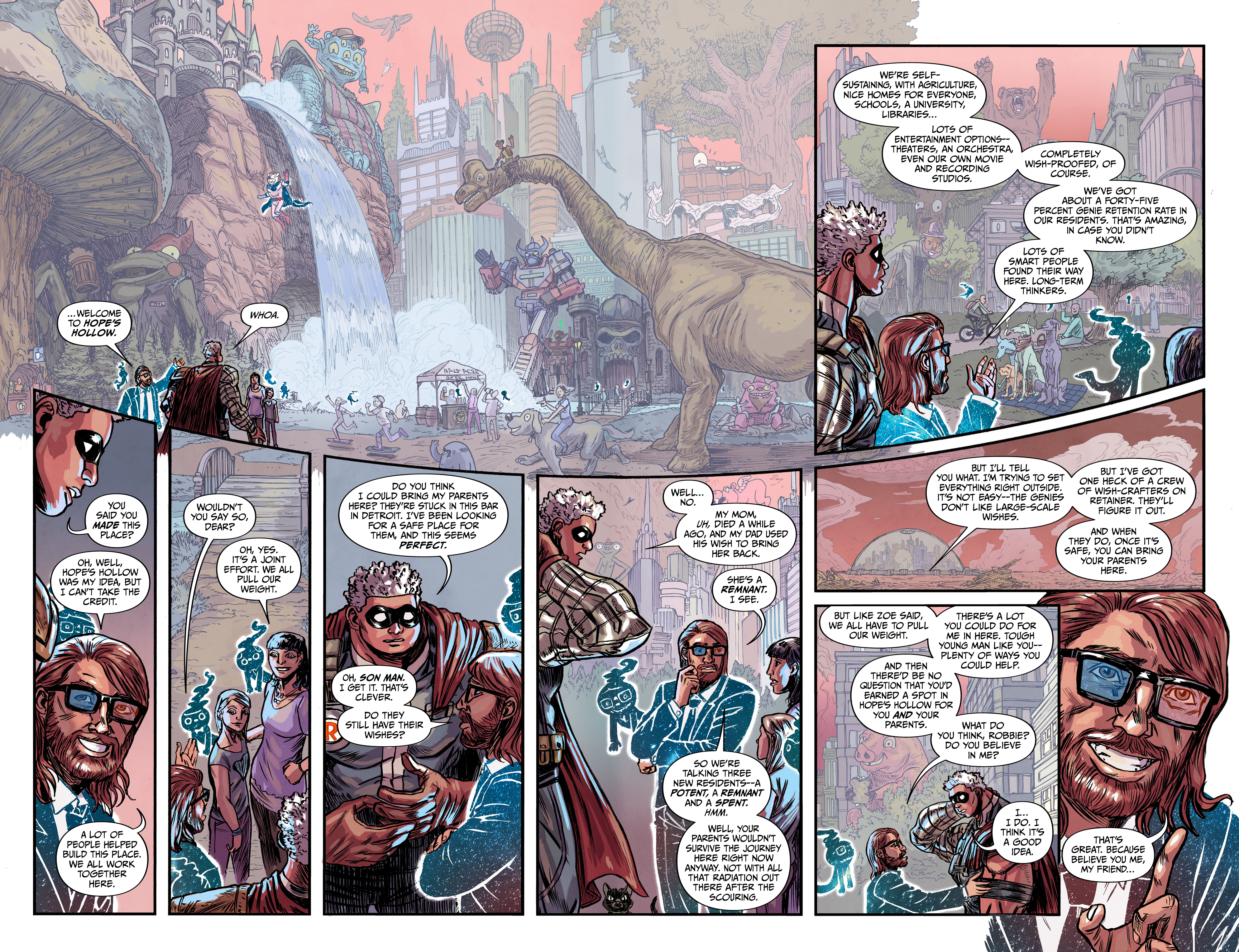 Read online Eight Billion Genies comic -  Issue #5 - 10