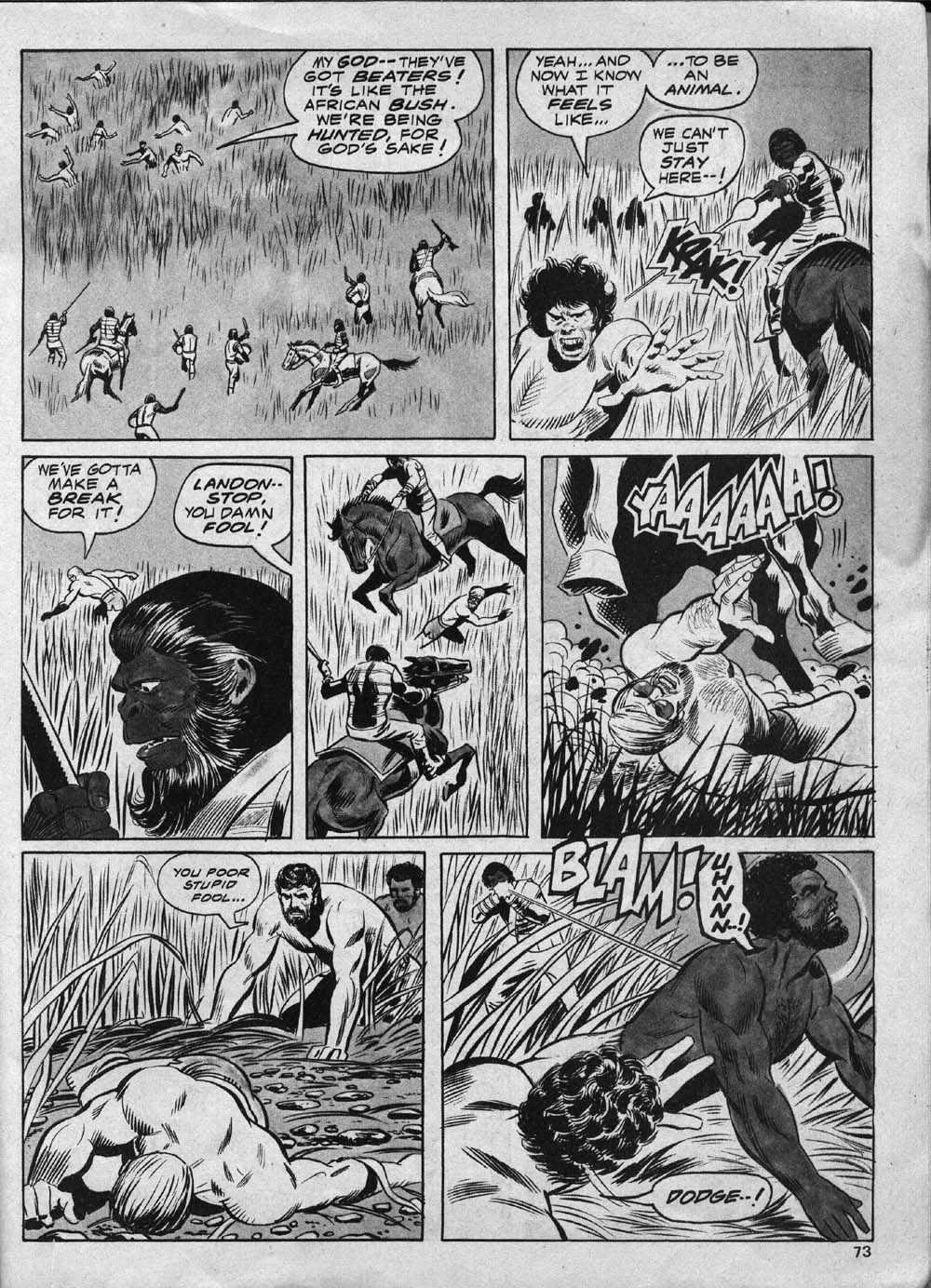 Read online Planet of the Apes comic -  Issue #1 - 73