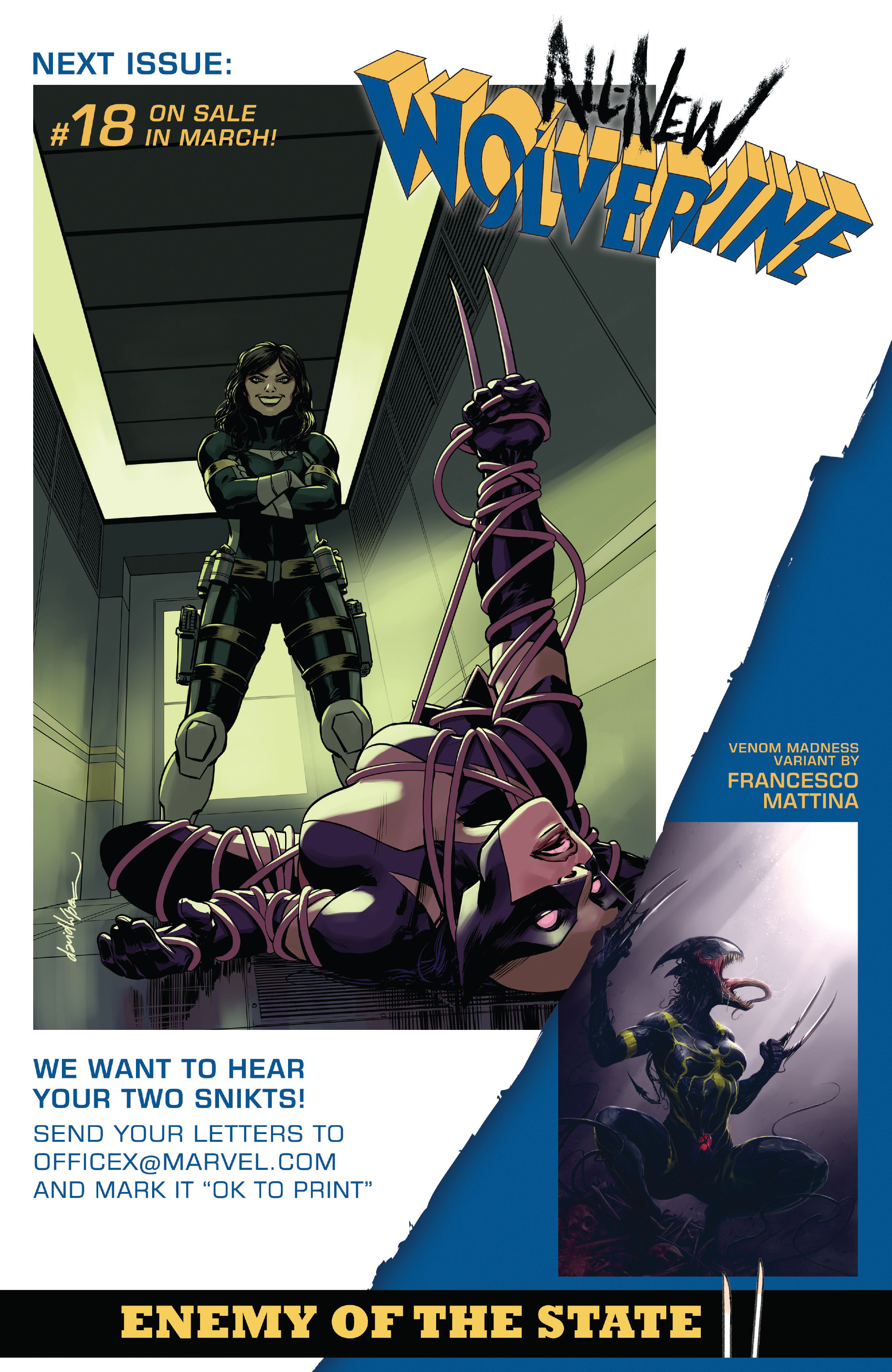 Read online All-New Wolverine (2016) comic -  Issue #17 - 24