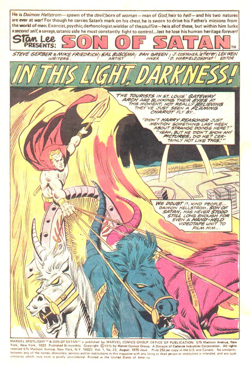 Read online Marvel Spotlight (1971) comic -  Issue #23 - 2