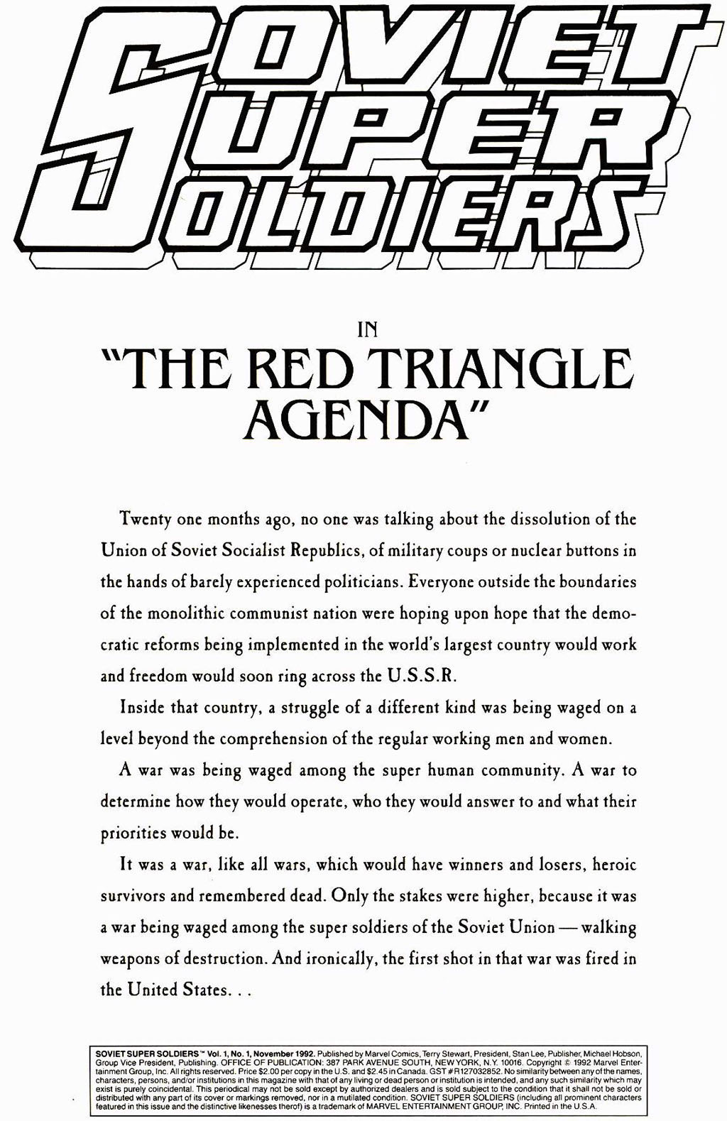 Read online Soviet Super Soldiers comic -  Issue # Full - 2