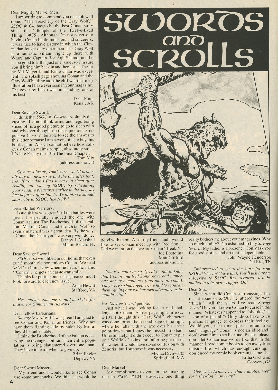 Read online The Savage Sword Of Conan comic -  Issue #108 - 4