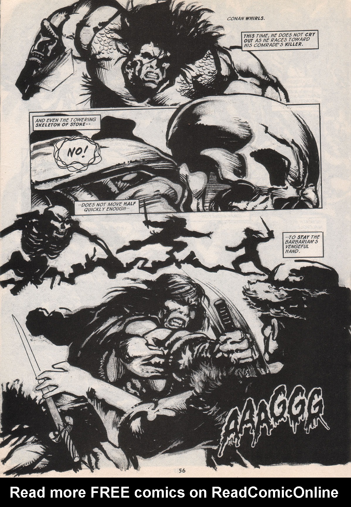 Read online The Savage Sword Of Conan comic -  Issue #222 - 56