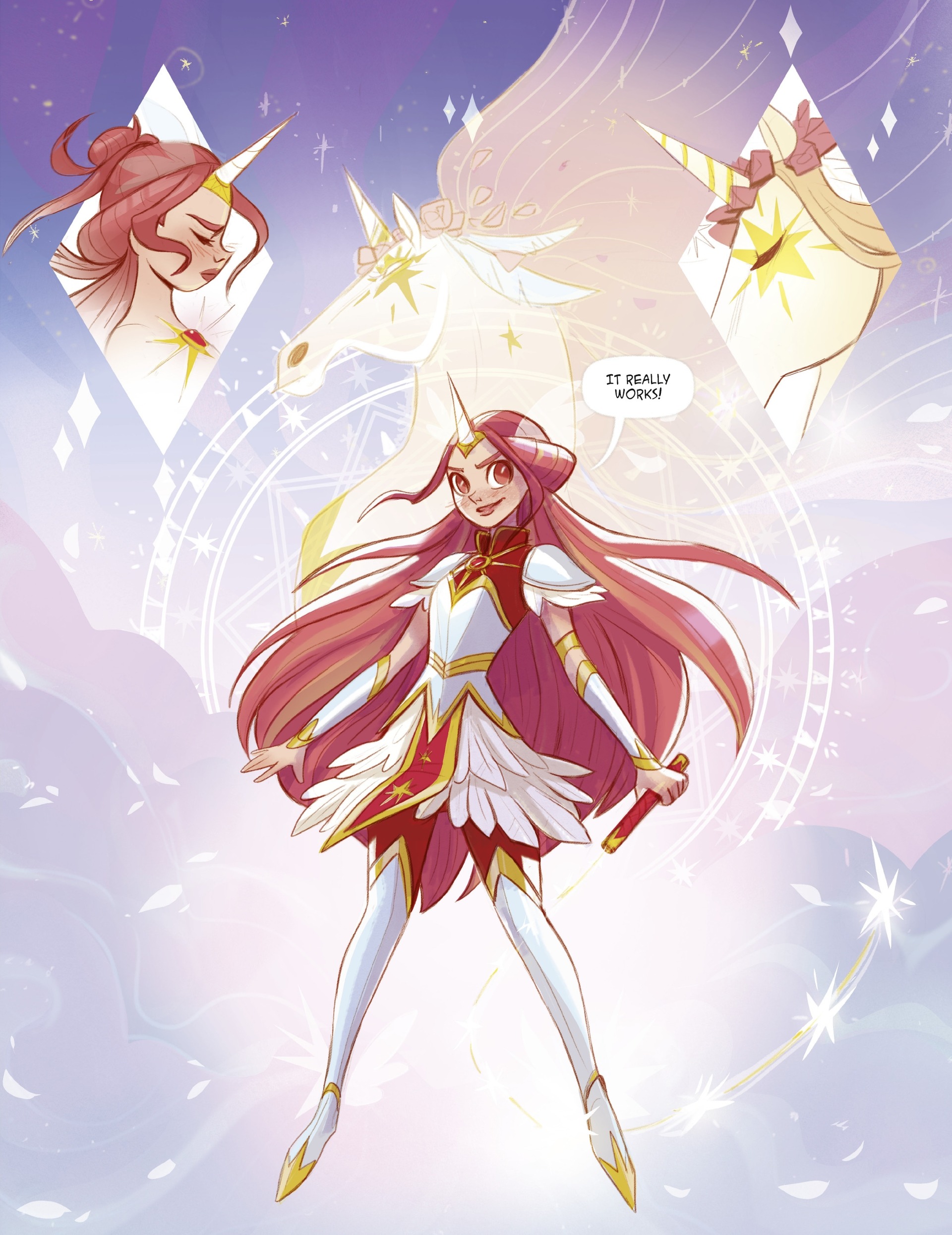 Read online The Unicorn Legacy: Call of the Goddess comic -  Issue # TPB - 13