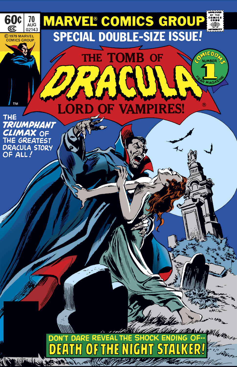 Read online Tomb of Dracula (1972) comic -  Issue #70 - 1