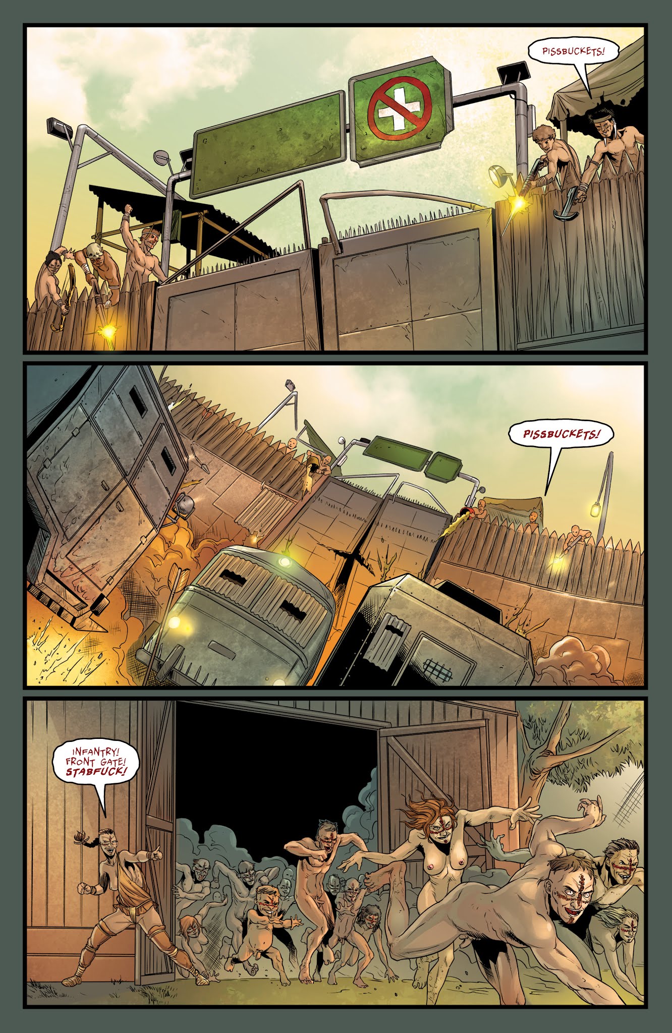 Read online Crossed Plus One Hundred: Mimic comic -  Issue #5 - 21