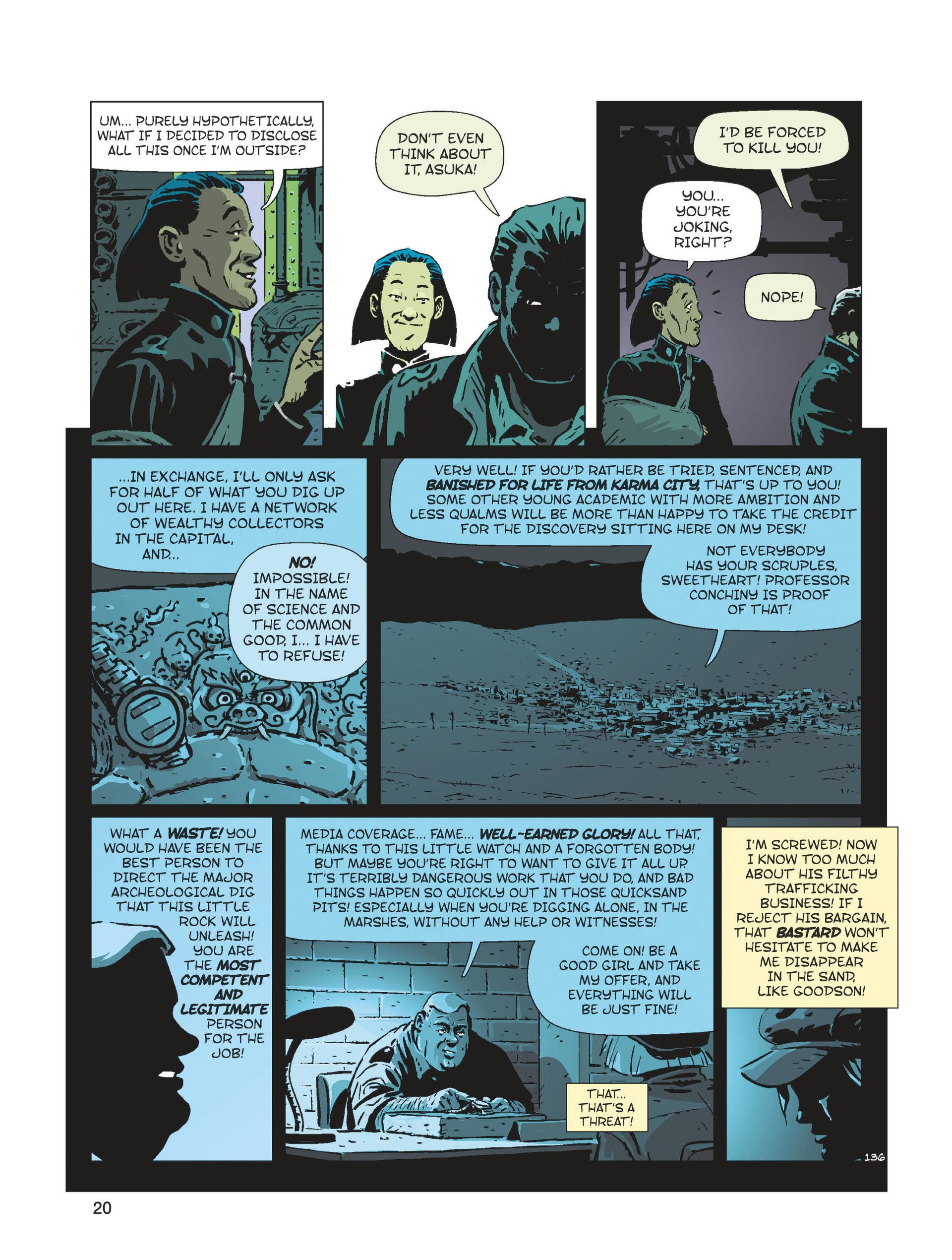 Read online Karma City comic -  Issue #6 - 22