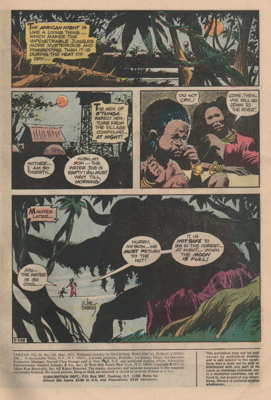 Read online Tarzan (1972) comic -  Issue #225 - 2