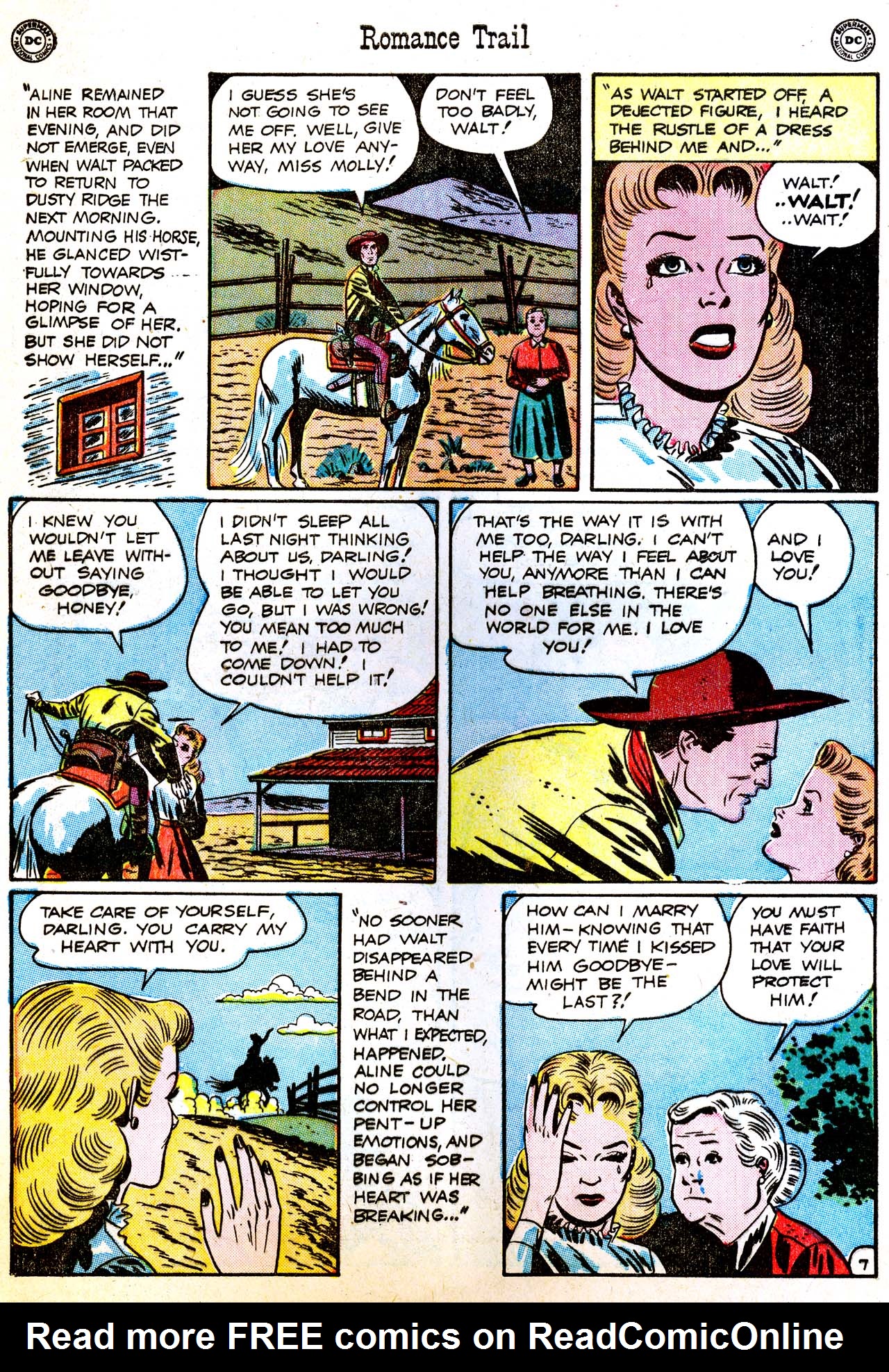 Read online Romance Trail comic -  Issue #4 - 10