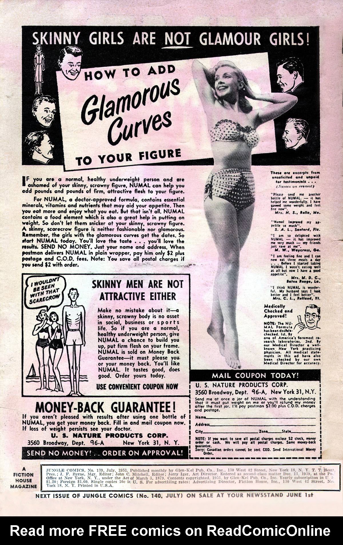 Read online Jungle Comics comic -  Issue #139 - 2