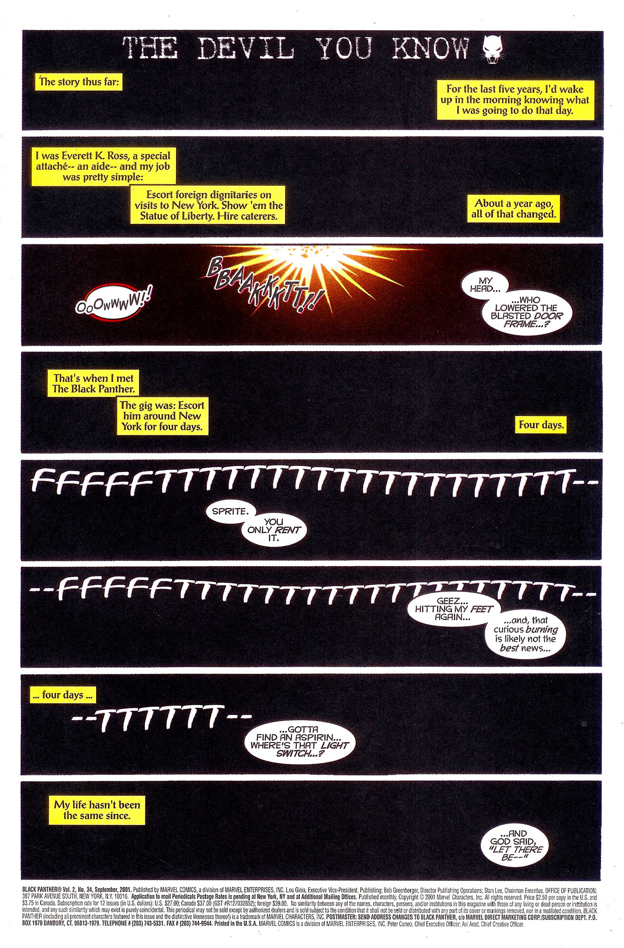 Read online Black Panther (1998) comic -  Issue #34 - 2