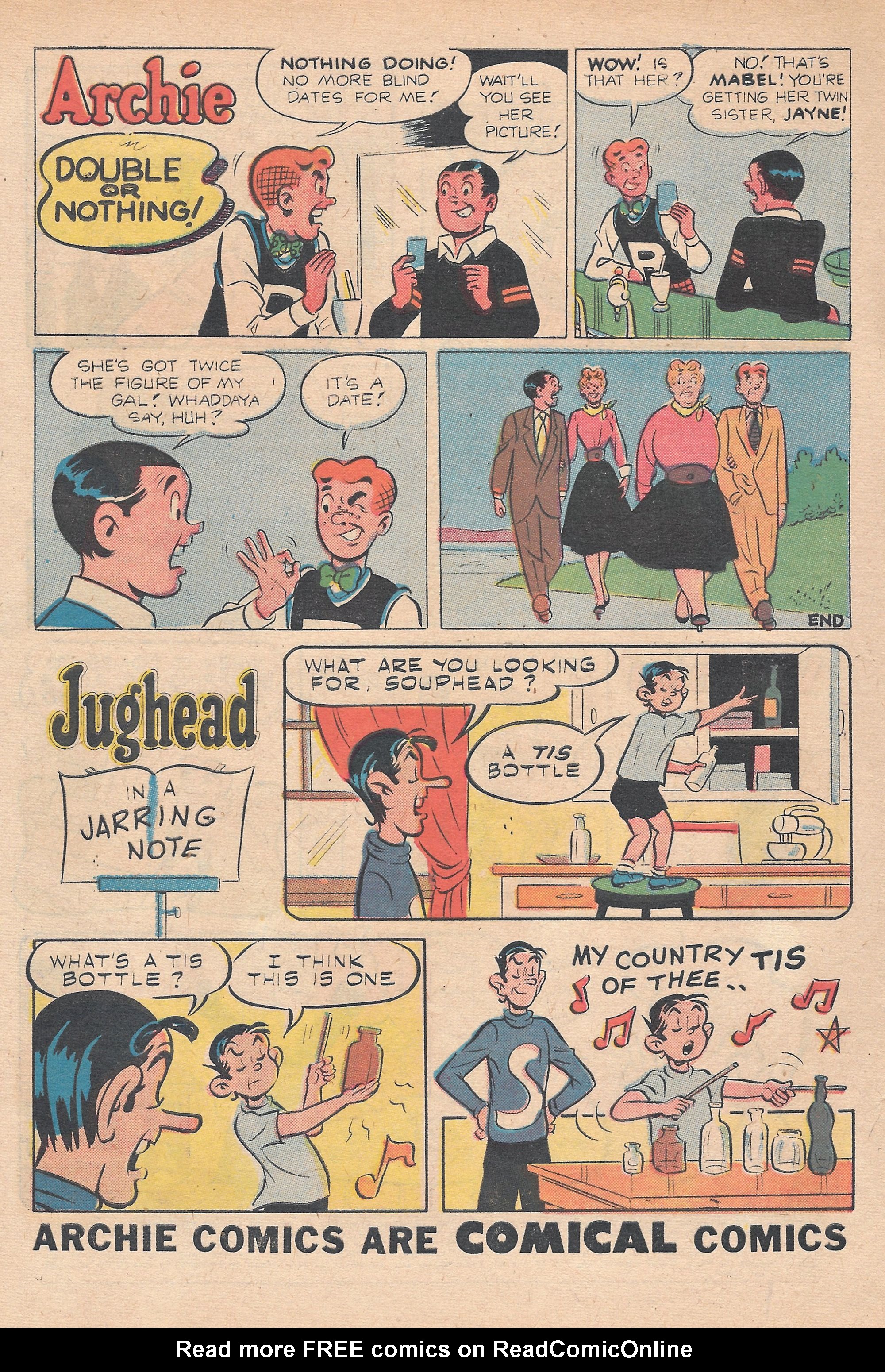 Read online Archie's Joke Book Magazine comic -  Issue #34 - 4