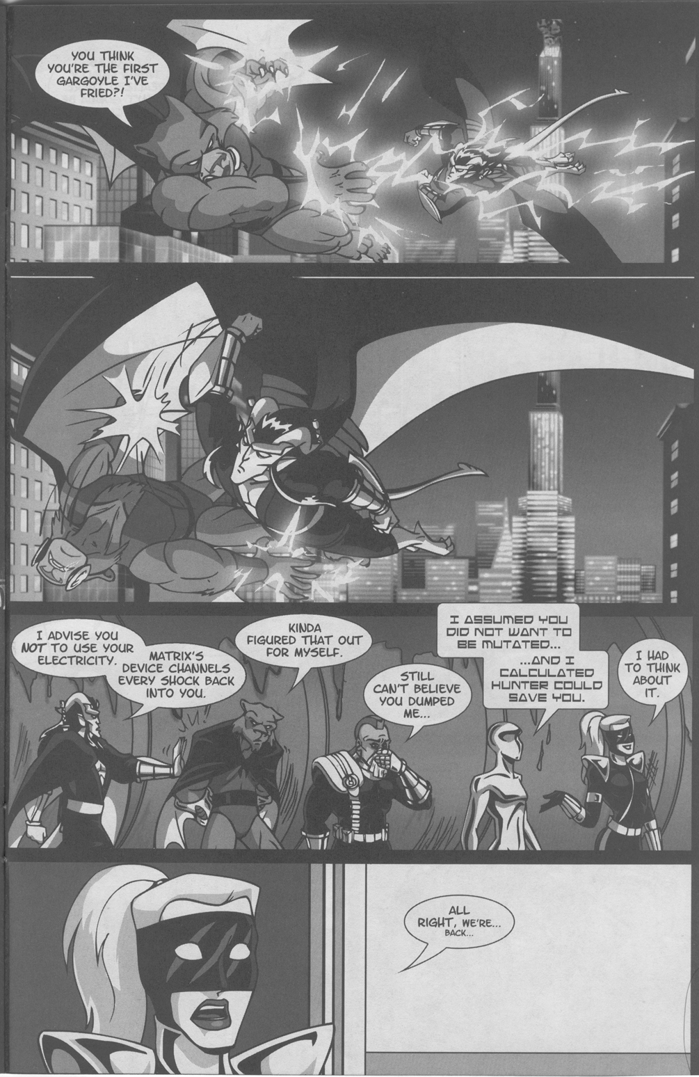 Read online Gargoyles: Bad Guys comic -  Issue #4 - 23