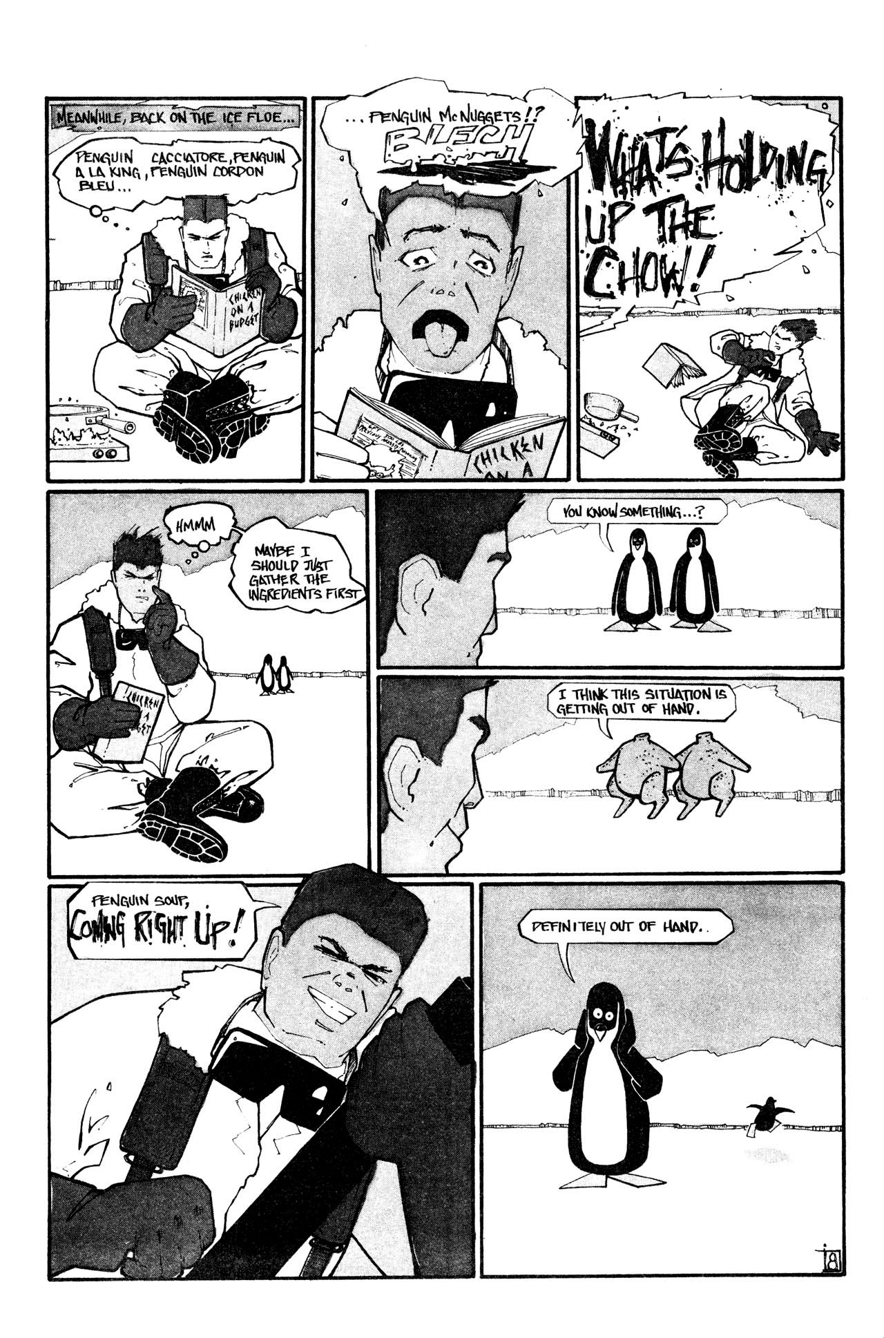 Read online Samurai Penguin comic -  Issue #3 - 10