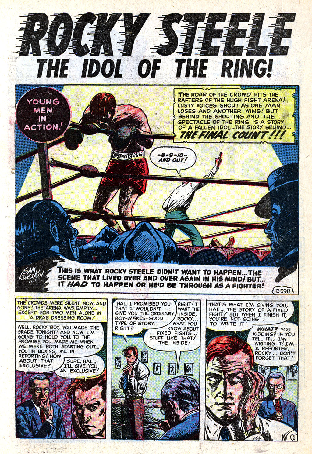 Read online Young Men comic -  Issue #21 - 23