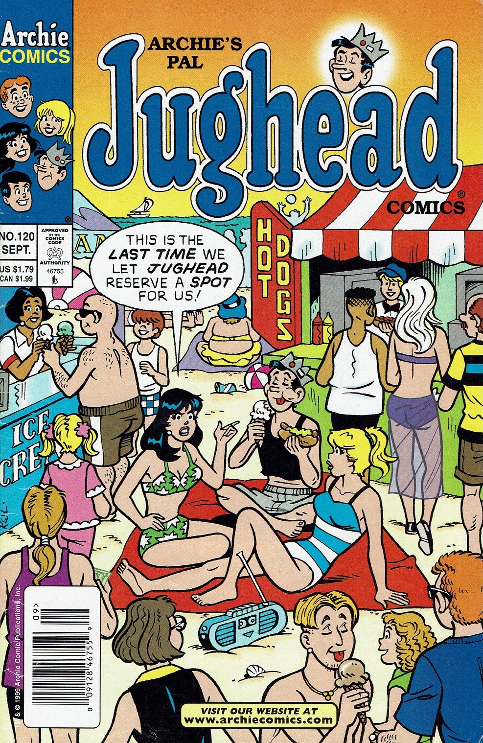 Read online Archie's Pal Jughead Comics comic -  Issue #120 - 1