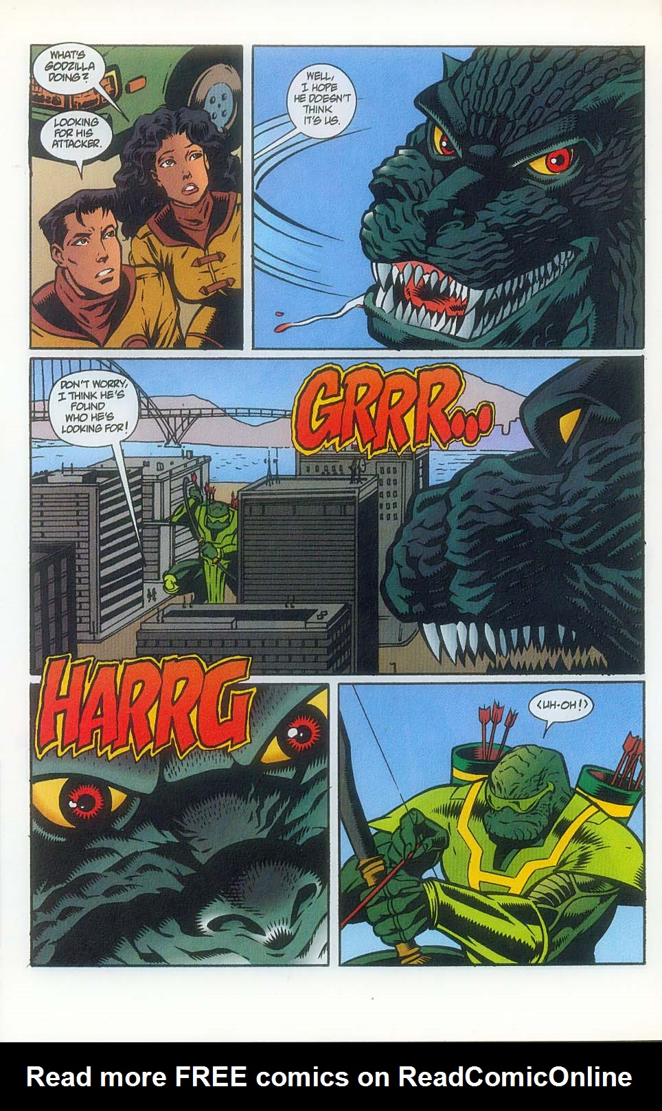 Read online Godzilla (1995) comic -  Issue #7 - 11