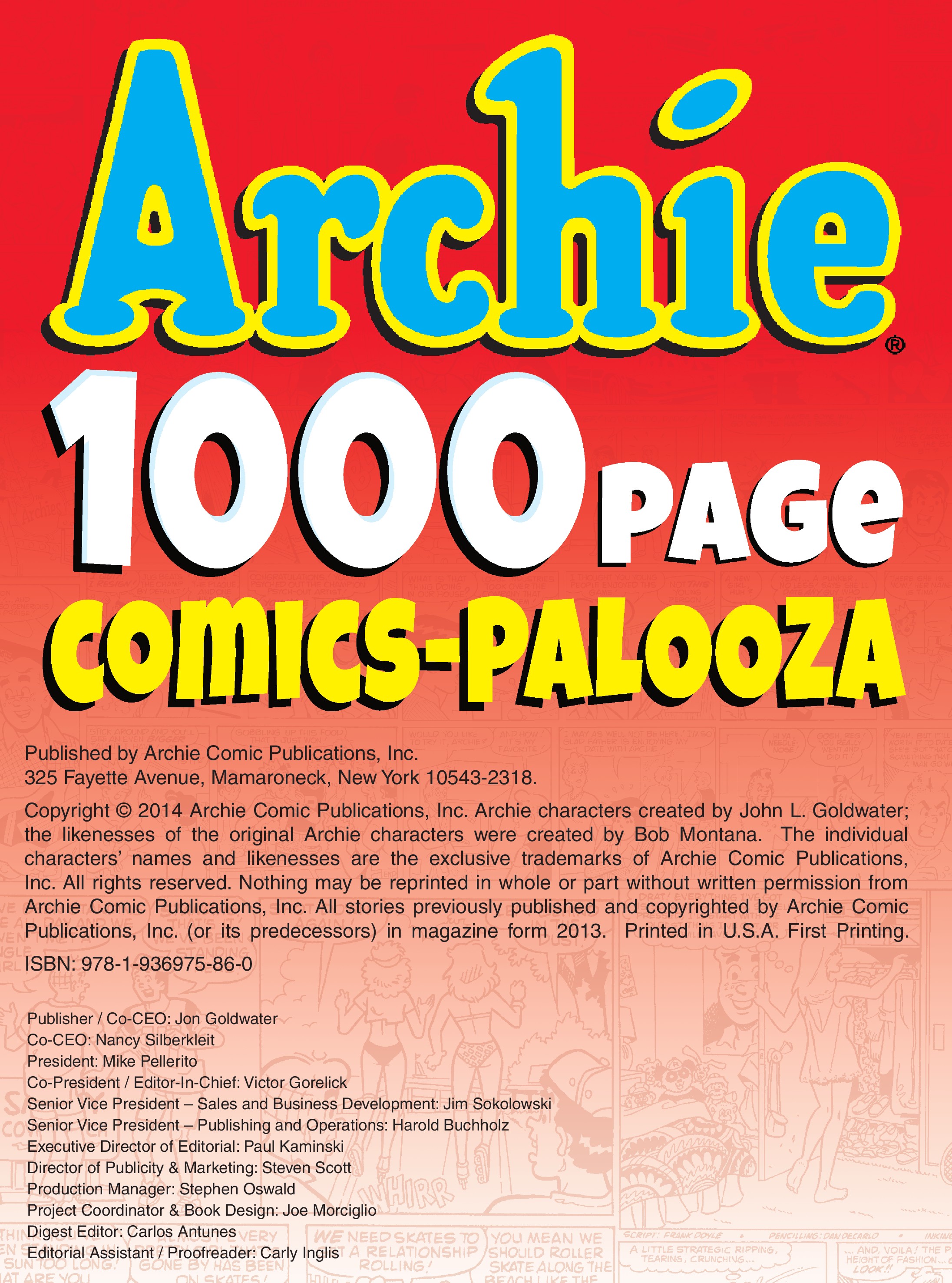 Read online Archie 1000 Page Comics-Palooza comic -  Issue # TPB (Part 1) - 2