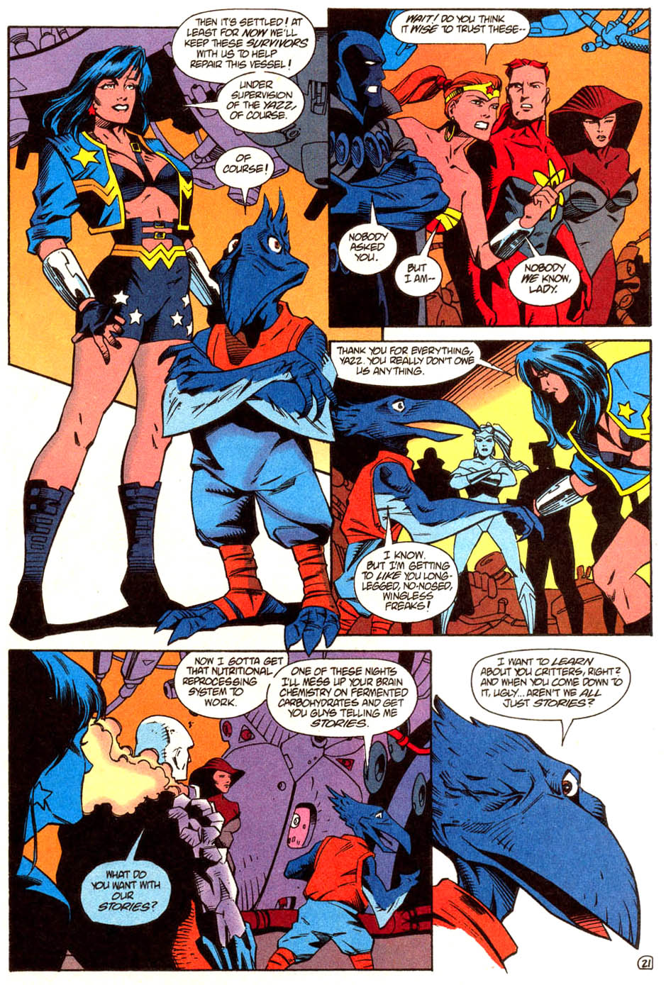 Read online Justice League America comic -  Issue #97 - 22