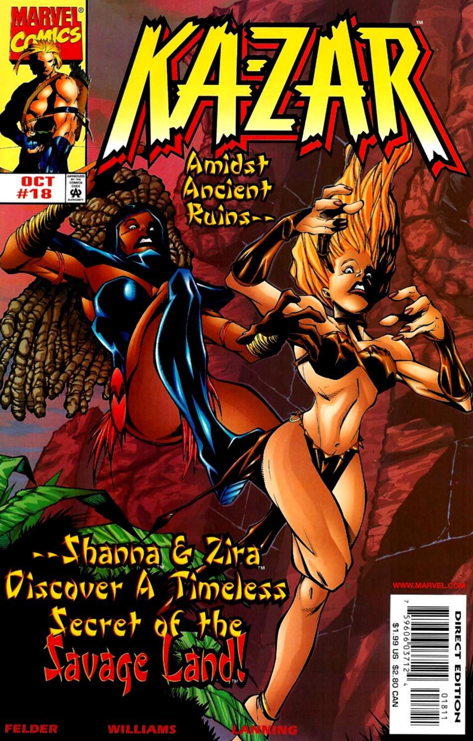 Read online Ka-Zar (1997) comic -  Issue #18 - 1