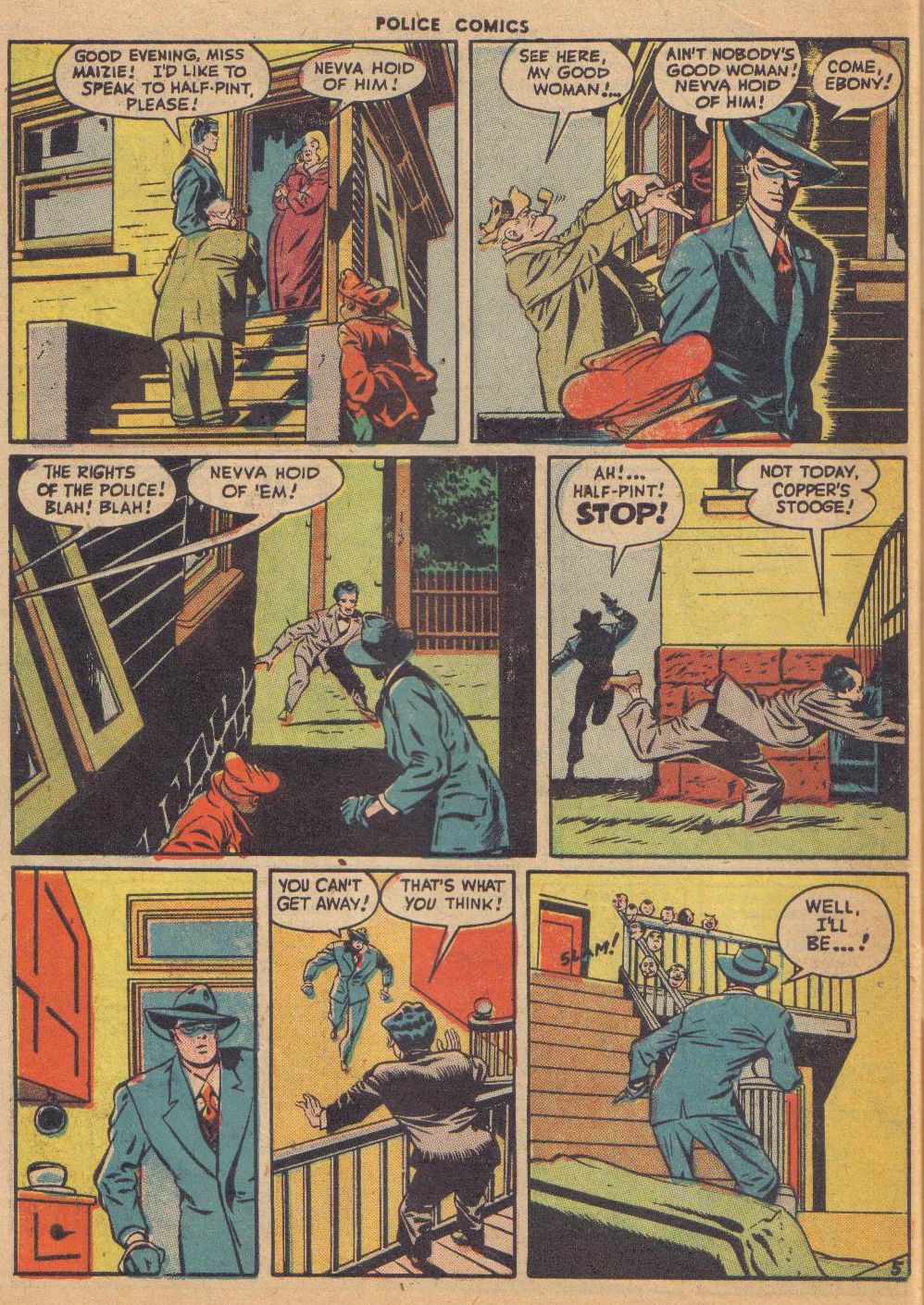 Read online Police Comics comic -  Issue #58 - 56