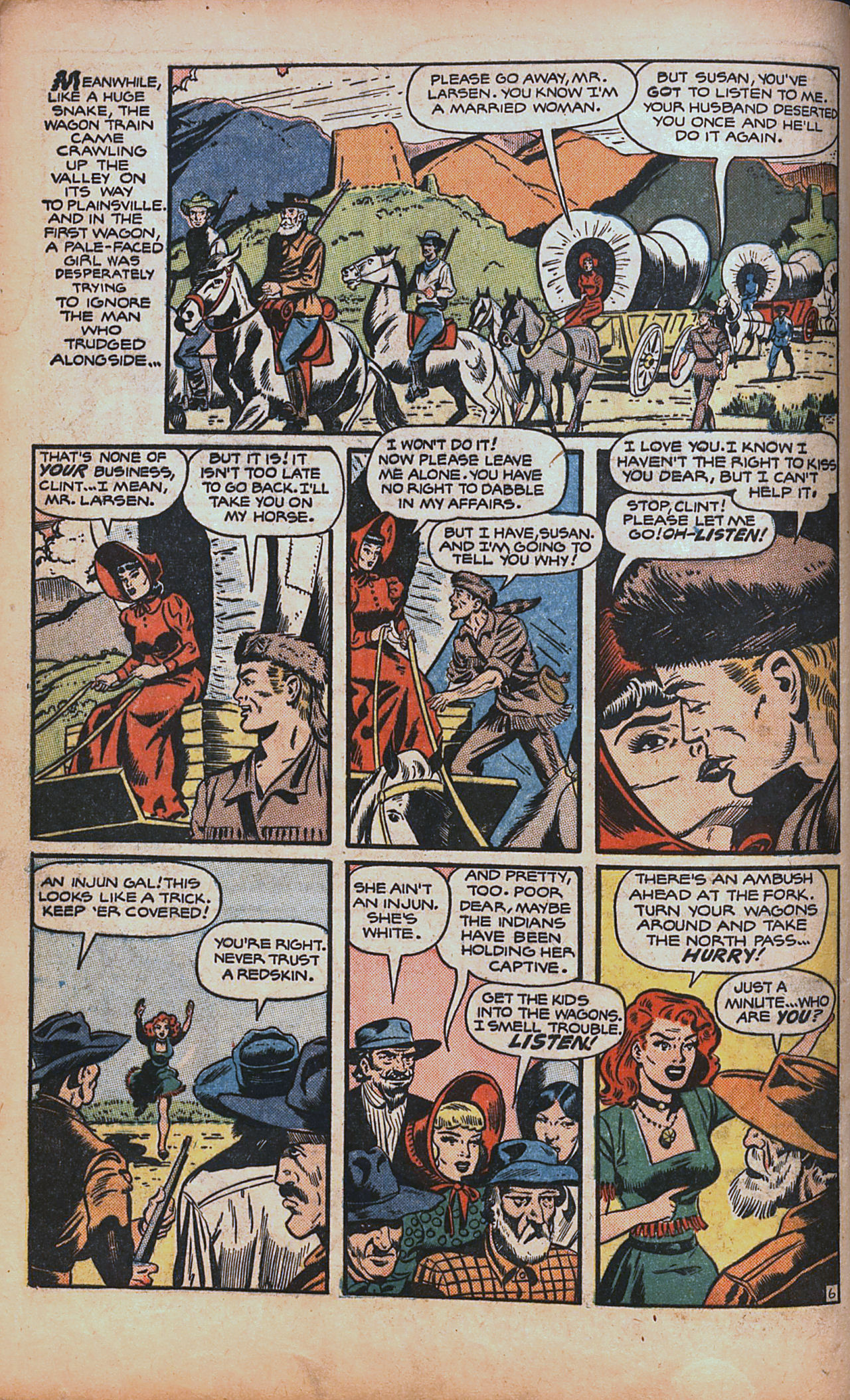 Read online Pioneer West Romances comic -  Issue #3 - 8