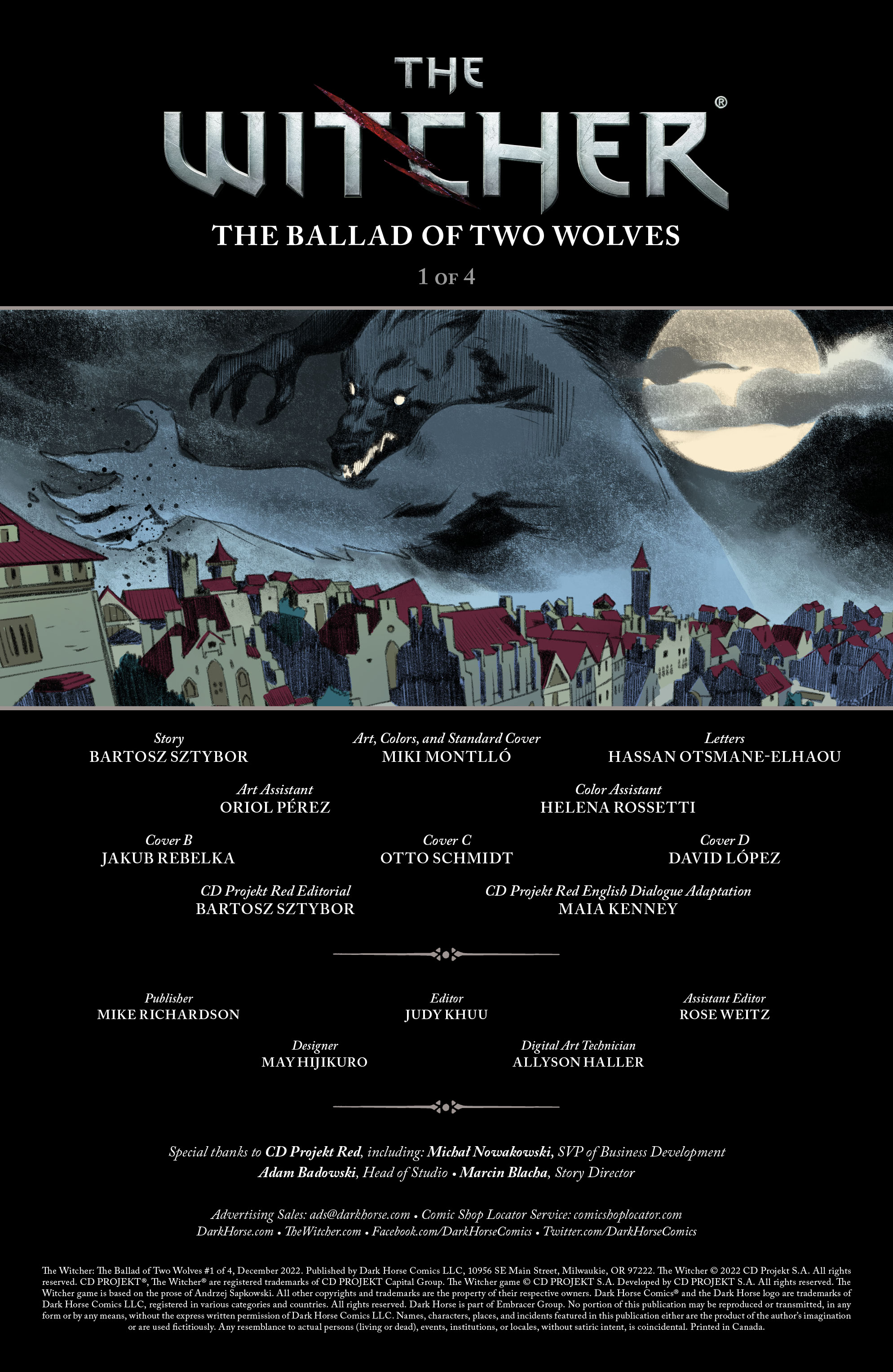 Read online The Witcher: The Ballad of Two Wolves comic -  Issue #1 - 2