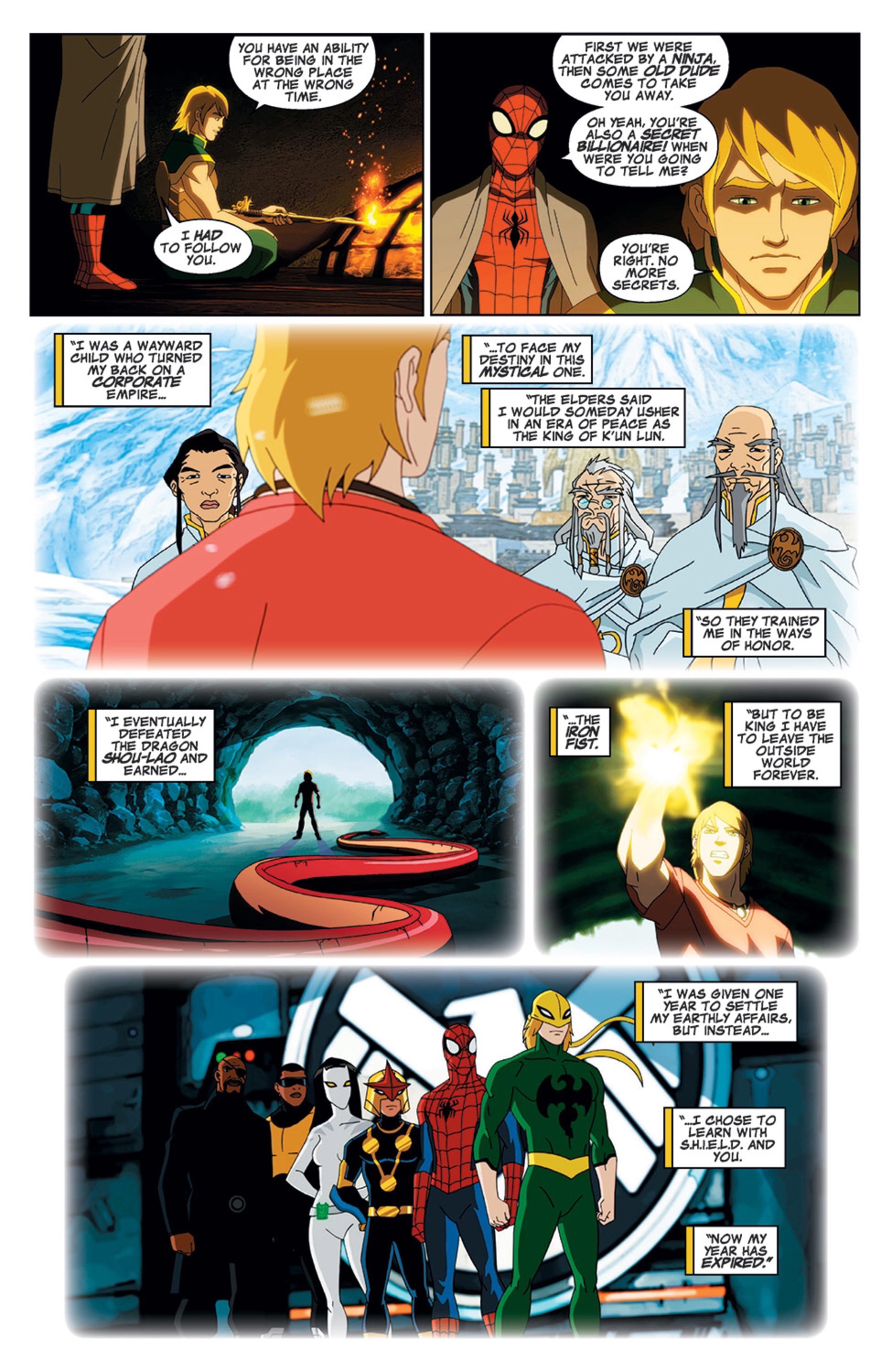 Read online Marvel Universe Ultimate Spider-Man: Web Warriors comic -  Issue #5 - 9