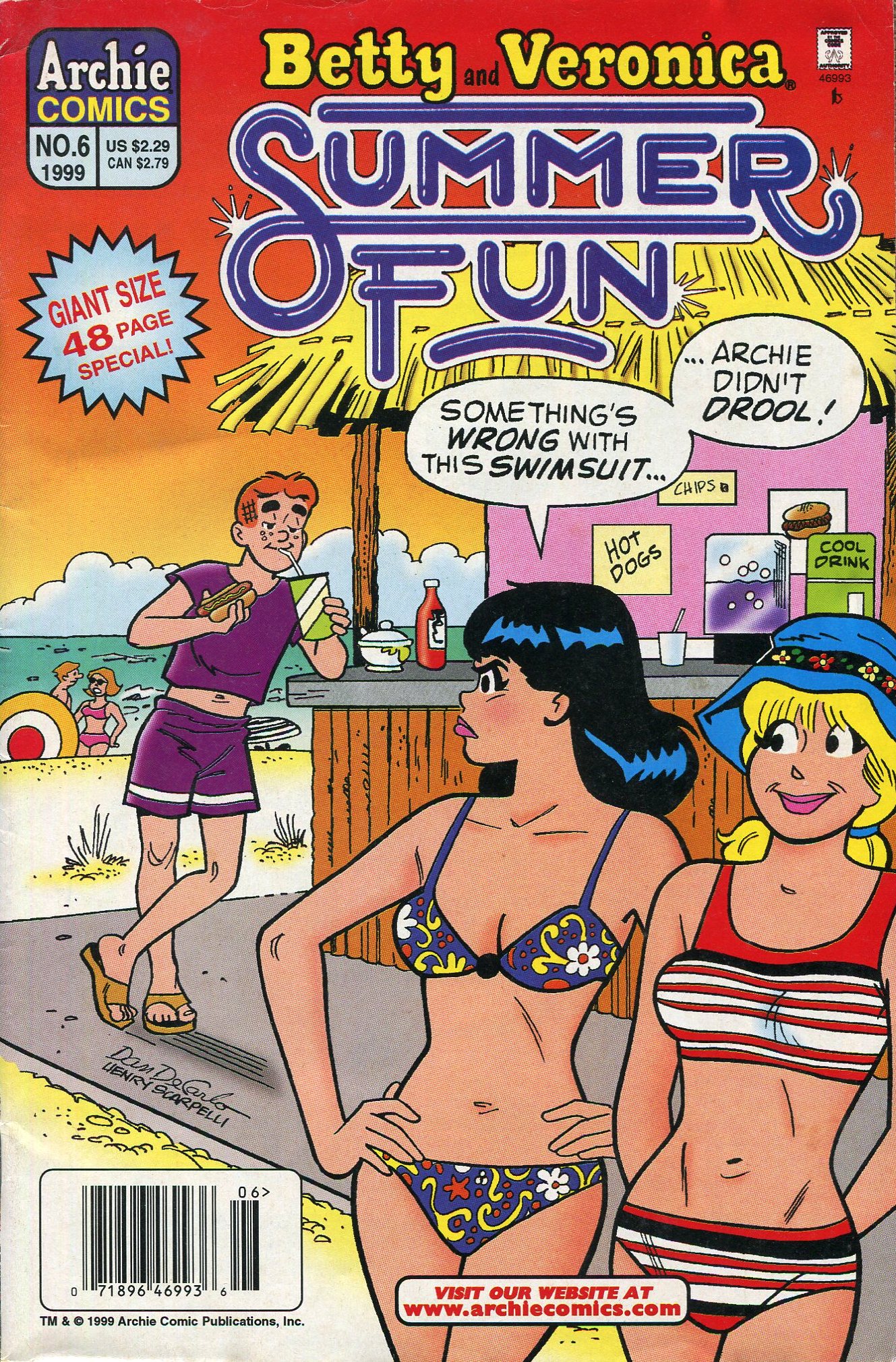 Read online Betty And Veronica: Summer Fun (1994) comic -  Issue #6 - 1