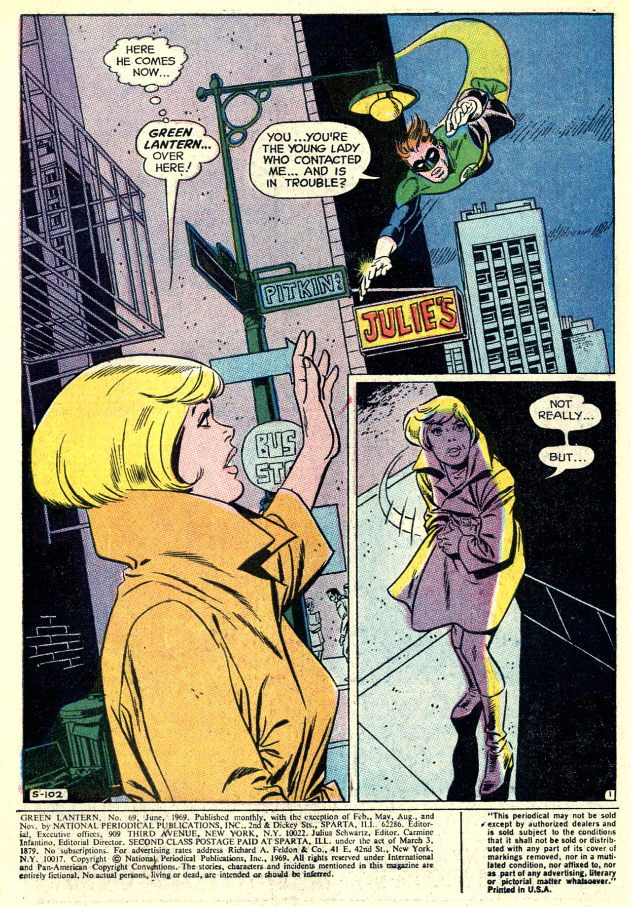 Read online Green Lantern (1960) comic -  Issue #69 - 3