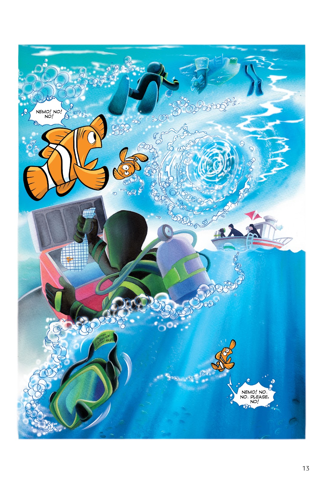 Disney/PIXAR Finding Nemo and Finding Dory: The Story of the Movies in Comics issue TPB - Page 13