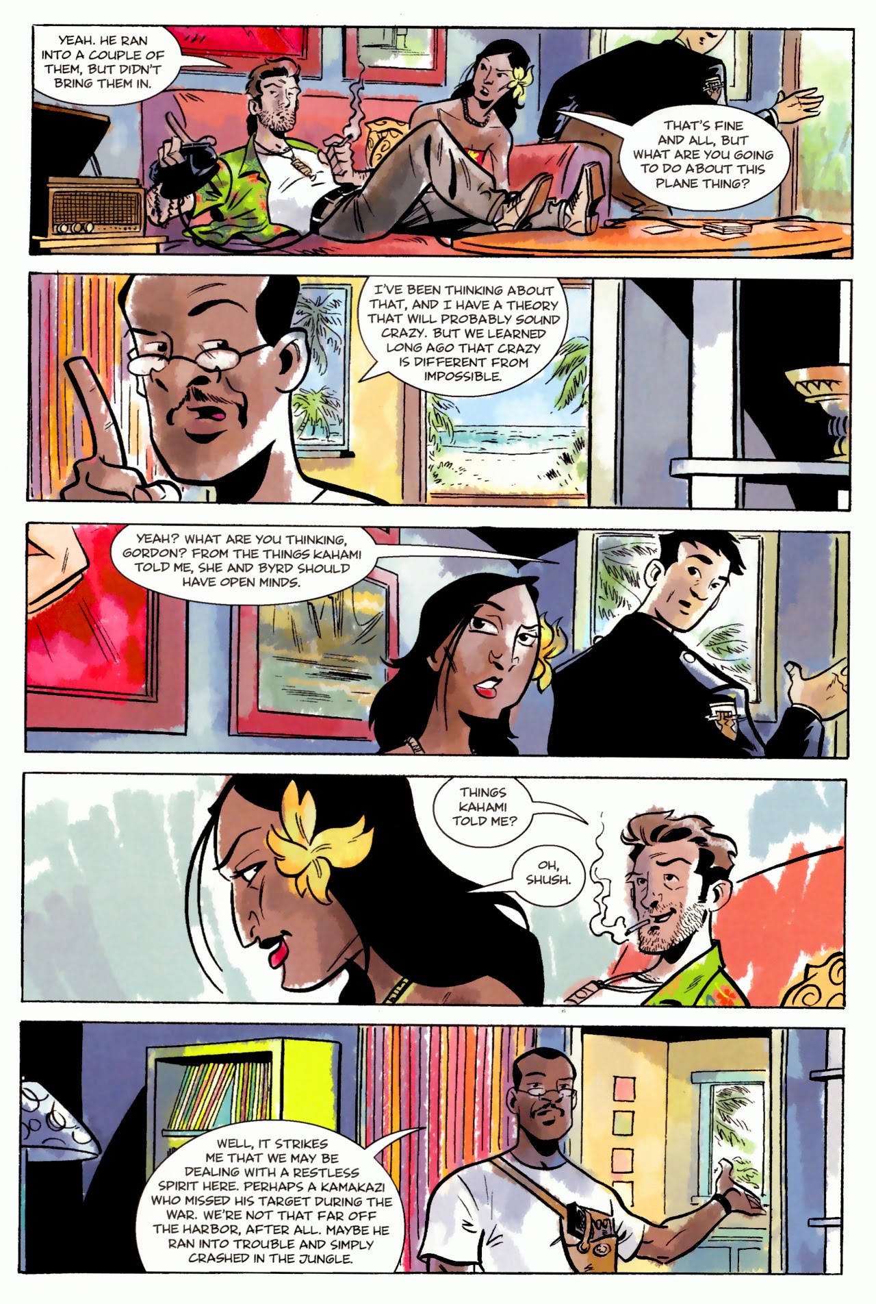 Read online Hawaiian Dick: Screaming Black Thunder comic -  Issue #4 - 11