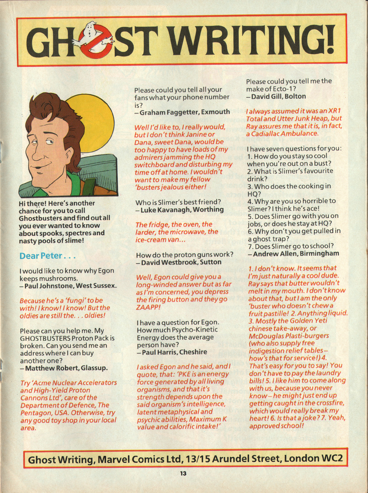Read online The Real Ghostbusters comic -  Issue #17 - 13