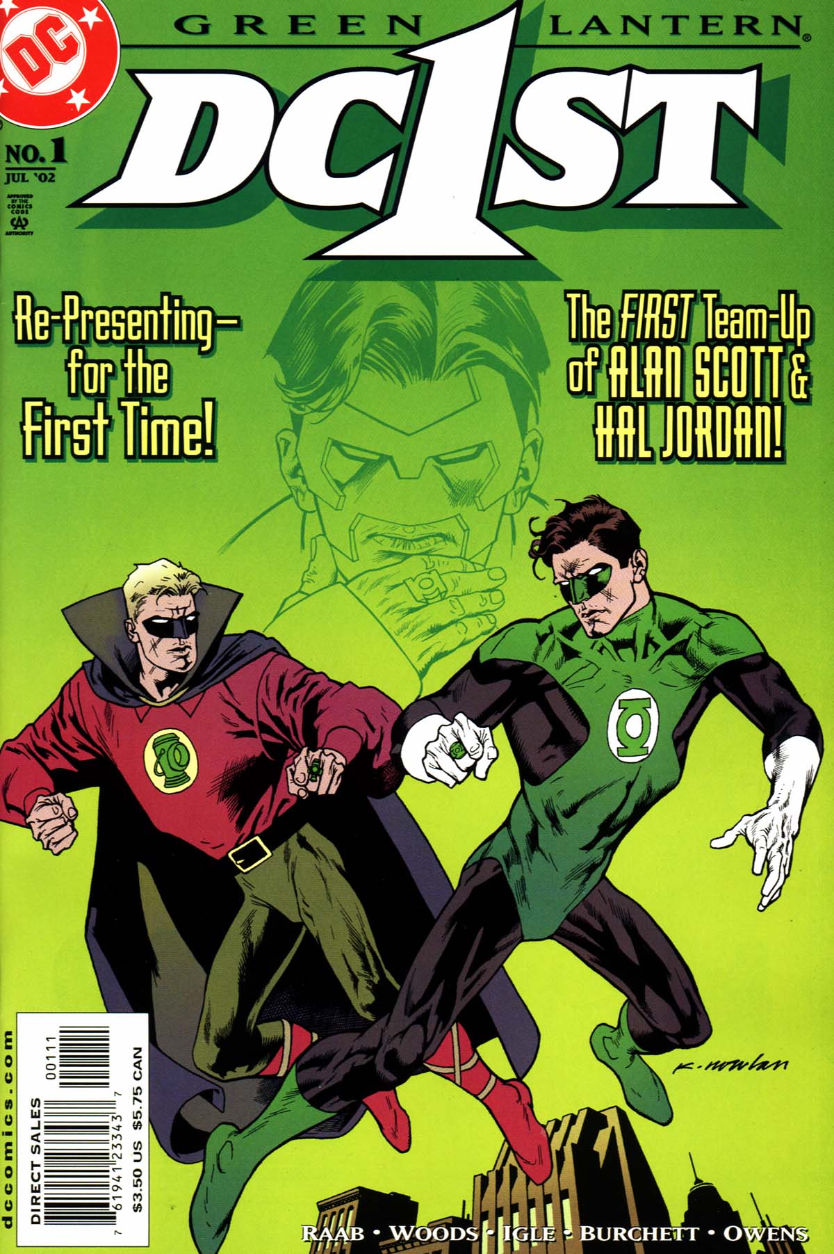Read online DC First: Green Lantern/Green Lantern comic -  Issue # Full - 1
