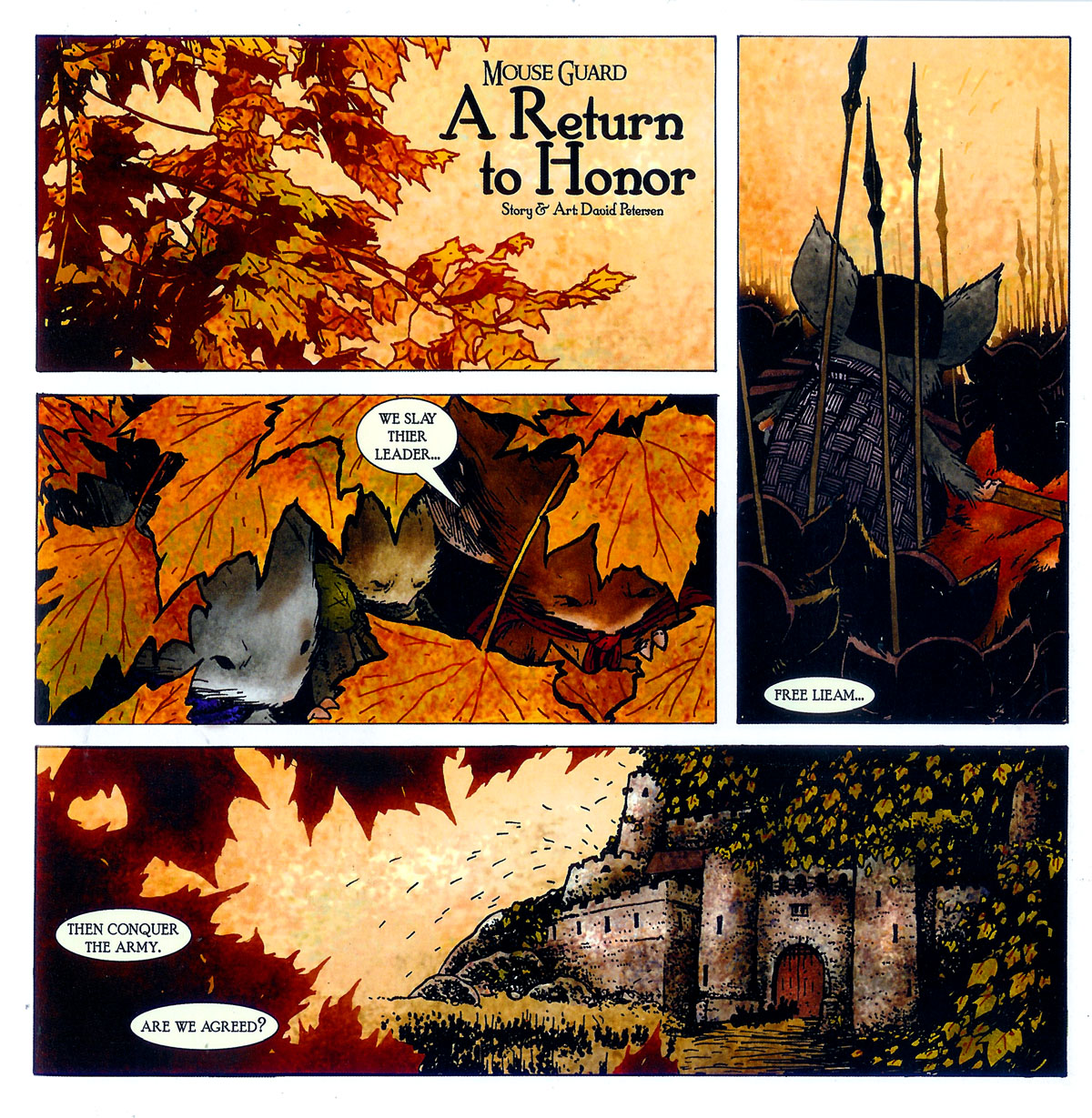 Read online Mouse Guard comic -  Issue #6 - 3