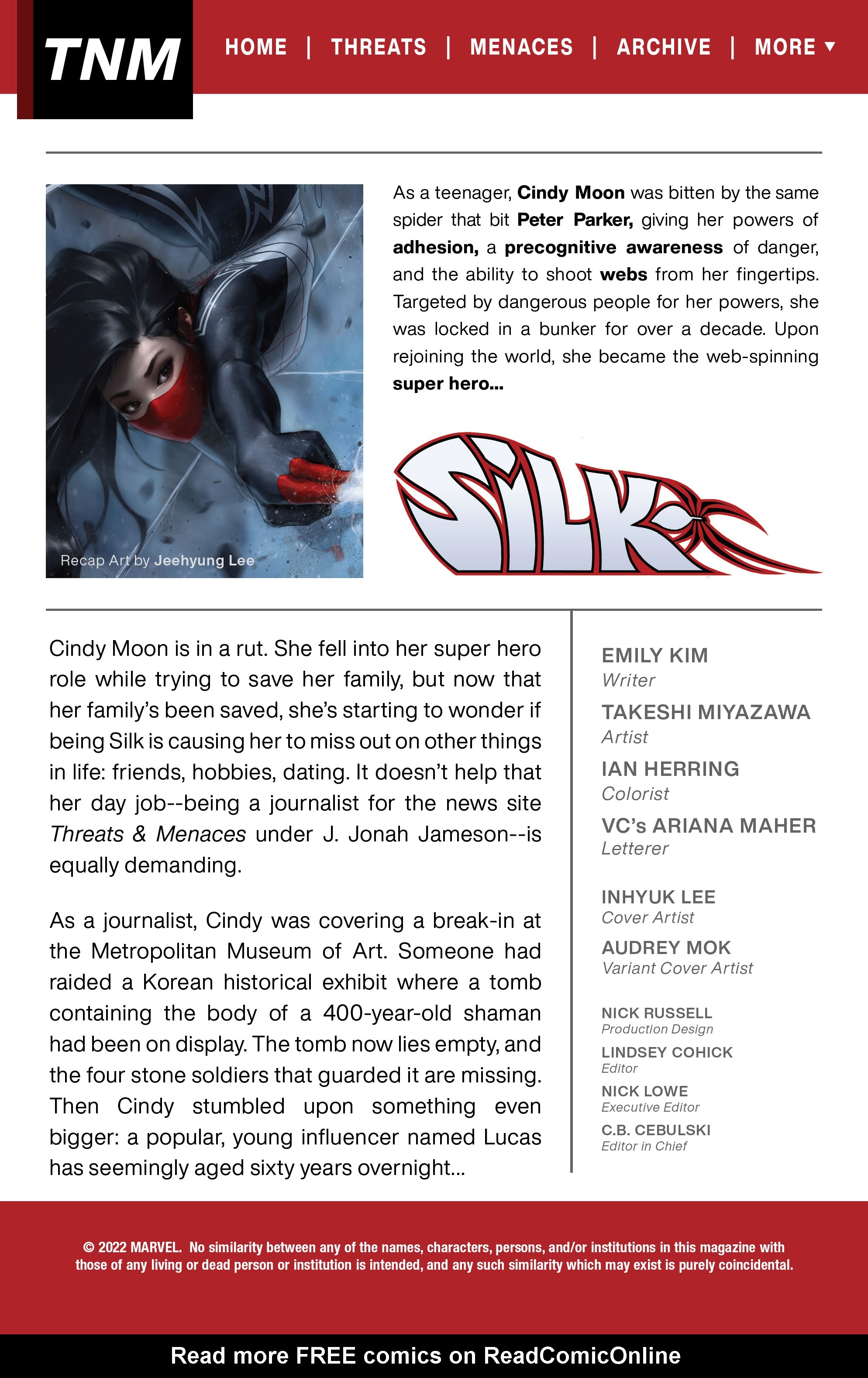 Read online Silk (2022) comic -  Issue #2 - 2