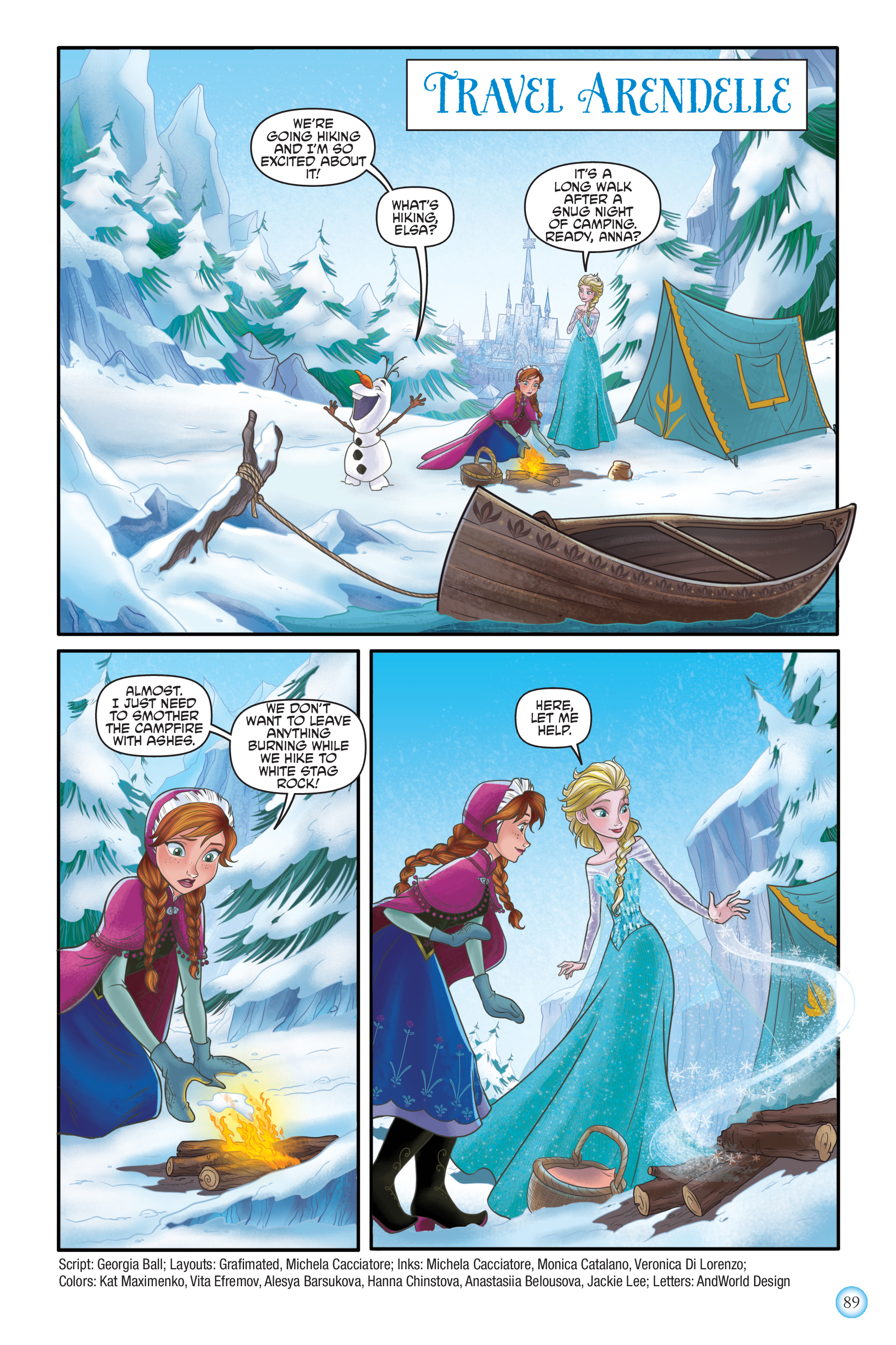 Read online Frozen Adventures: Snowy Stories comic -  Issue # TPB (Part 1) - 89