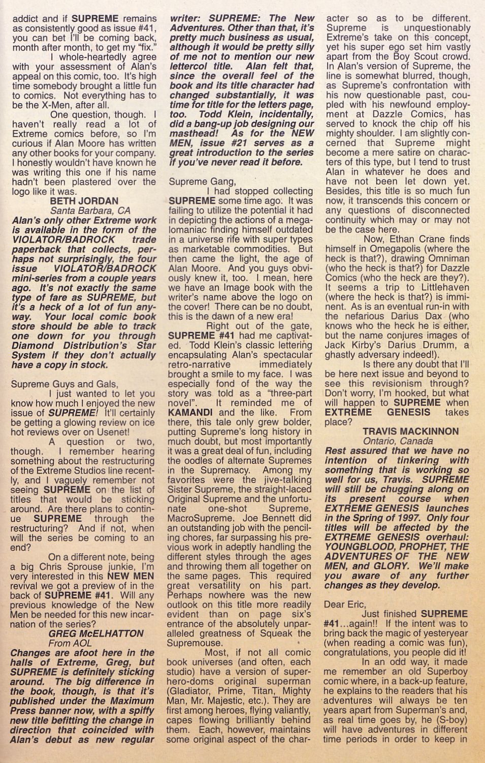 Read online Supreme: The New Adventures comic -  Issue #43 - 28