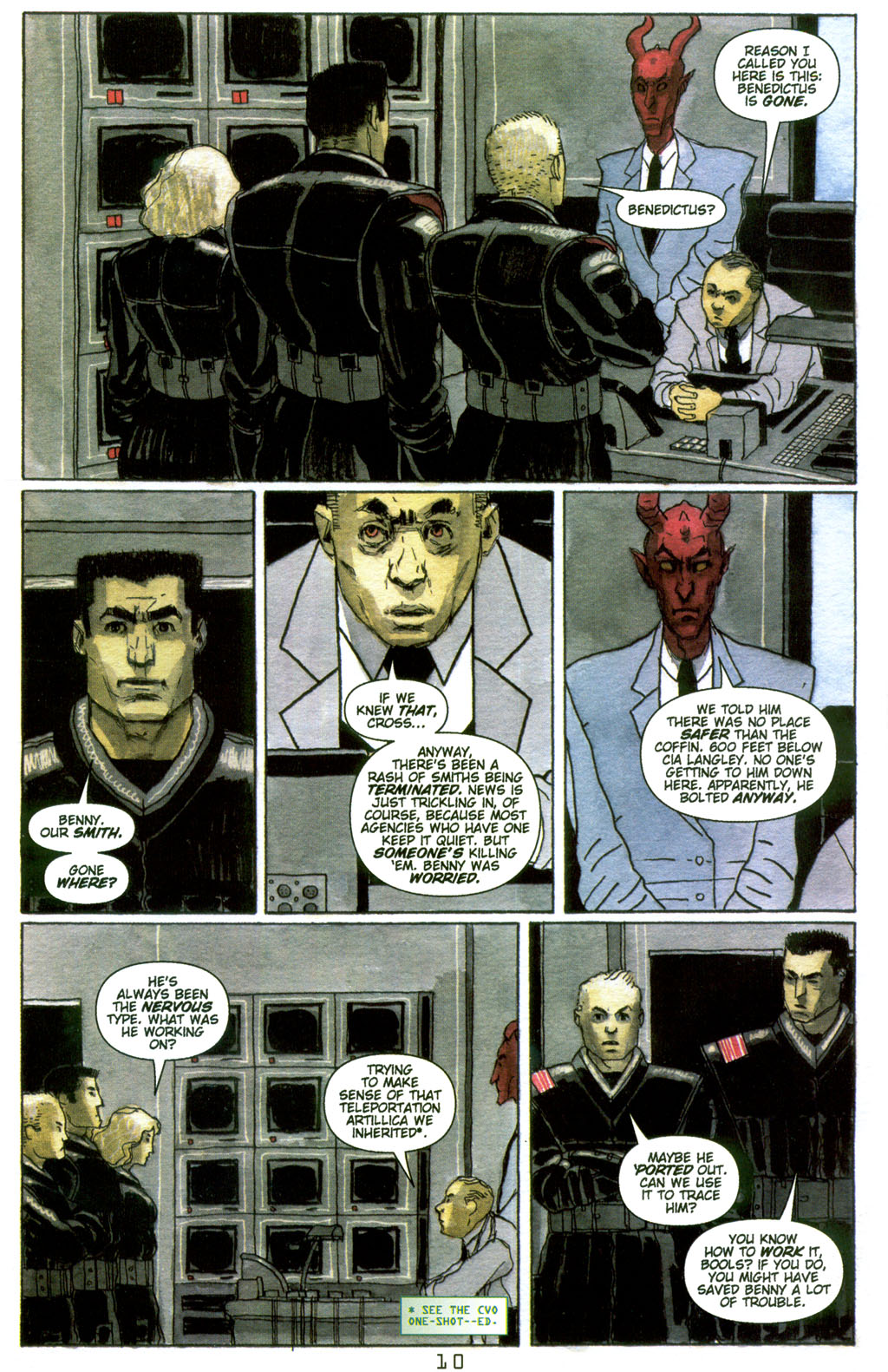 Read online CVO: Covert Vampiric Operations - Artifact comic -  Issue #1 - 12