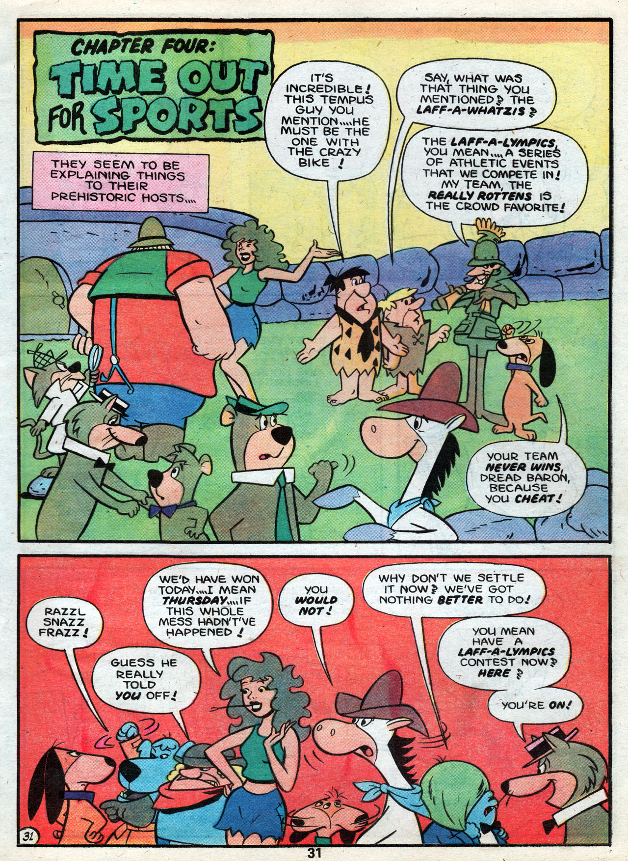 Read online Flintstones Visits Laff-A-Lympics comic -  Issue # Full - 33