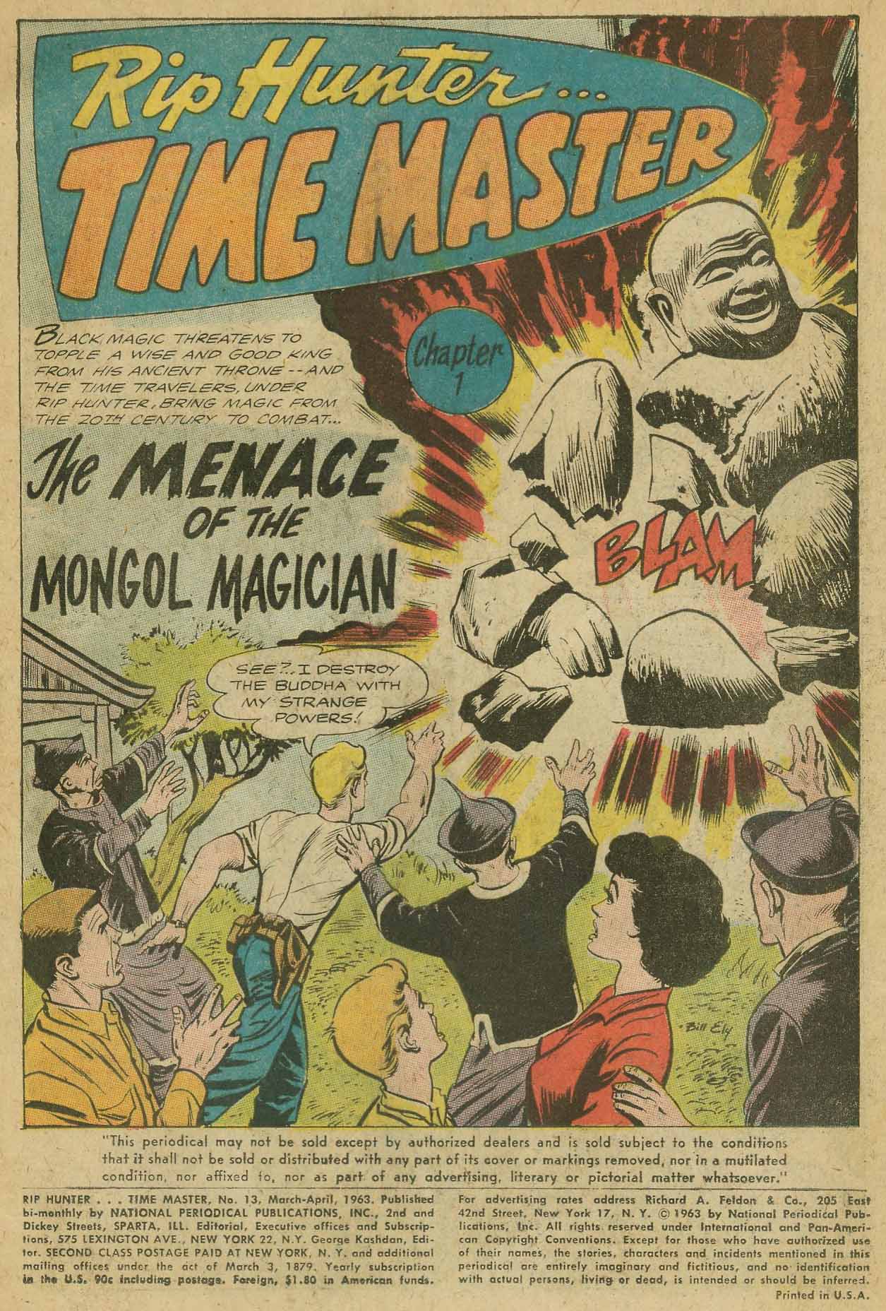 Read online Rip Hunter...Time Master comic -  Issue #13 - 3
